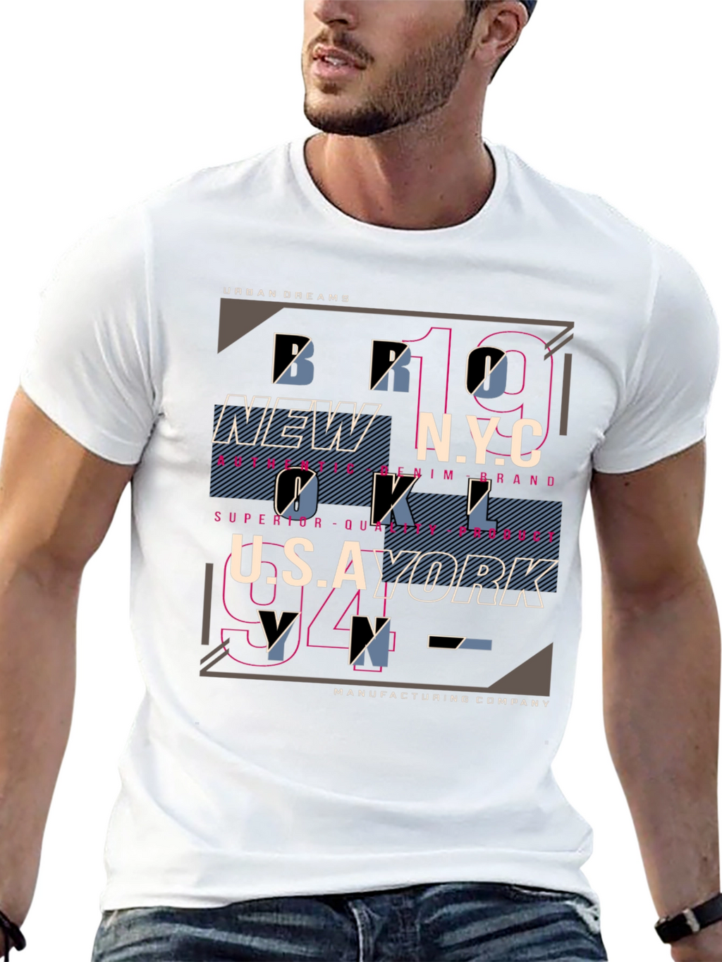 Urban Dreams Graphic Tee - Black