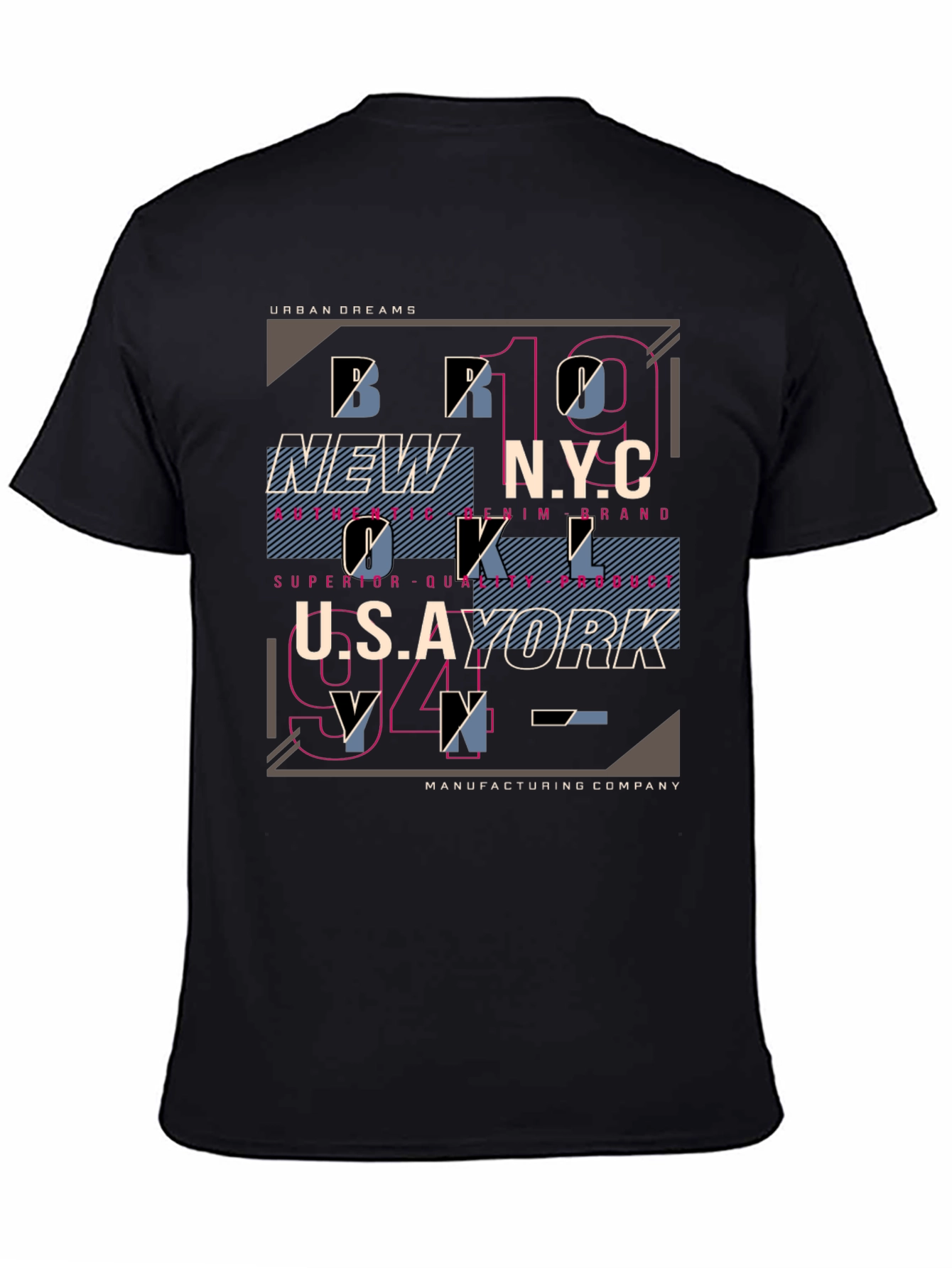 Urban Dreams Graphic Tee - Black