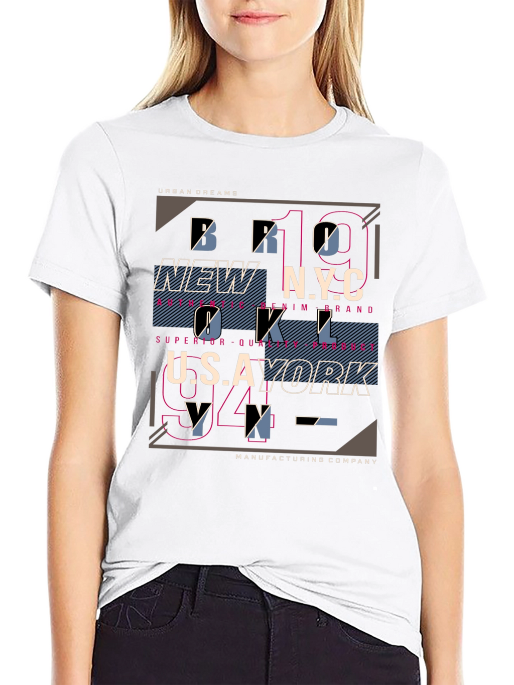 Urban Dreams Graphic Tee - Black