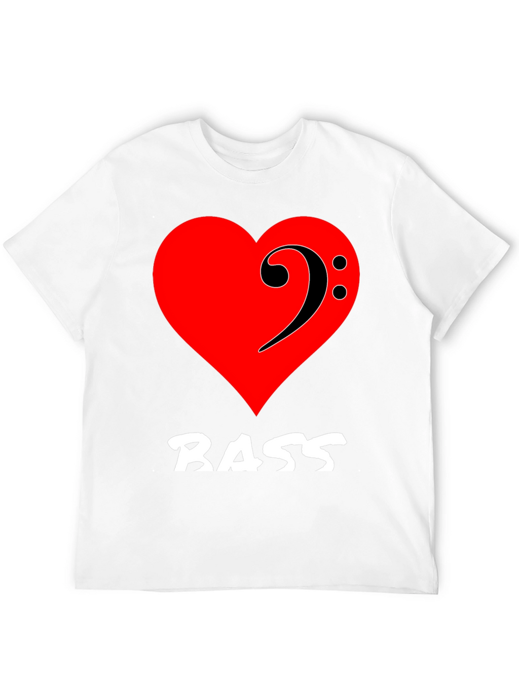 Bass Music Heart T-Shirt