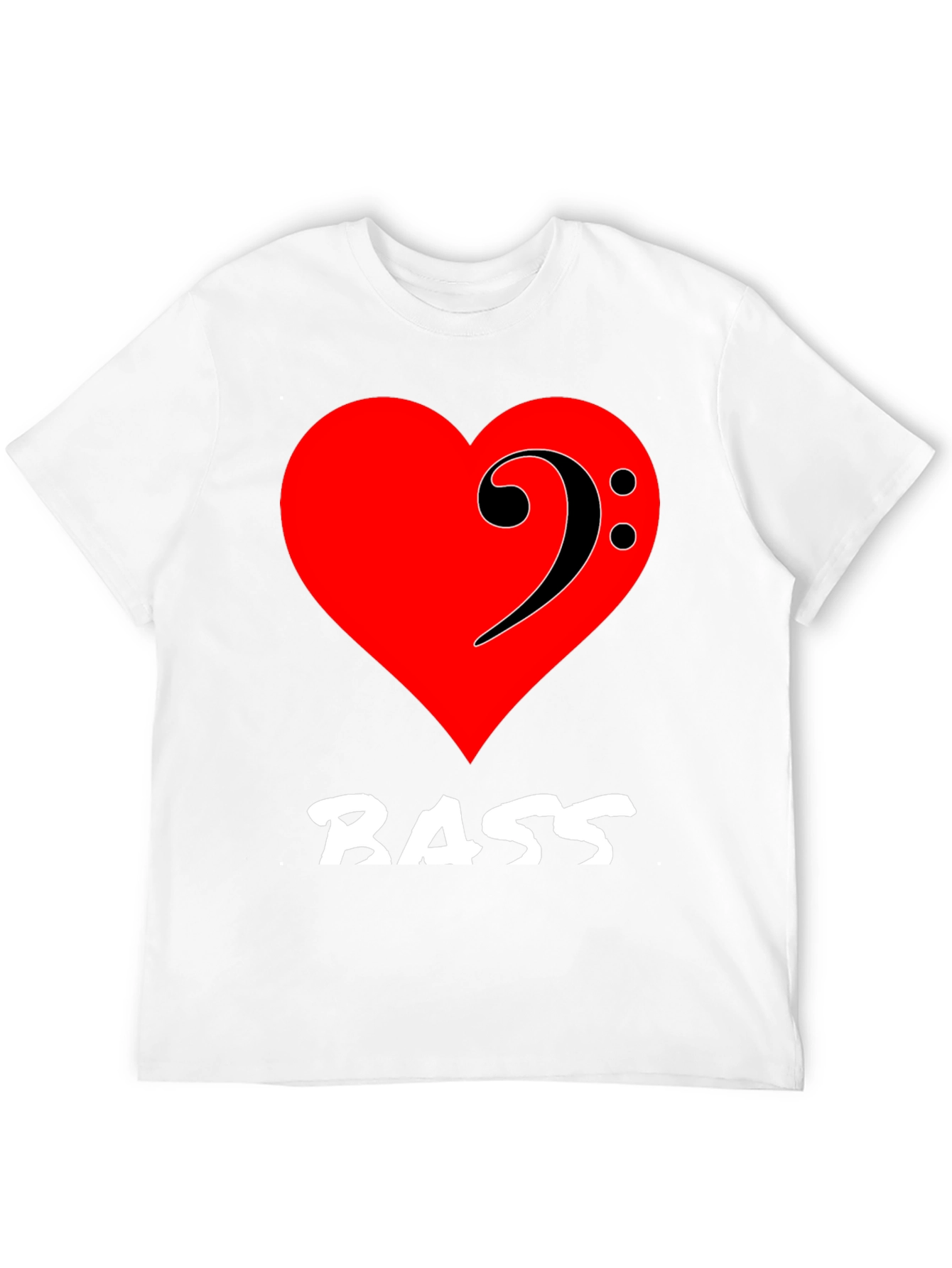 Bass Music Heart T-Shirt
