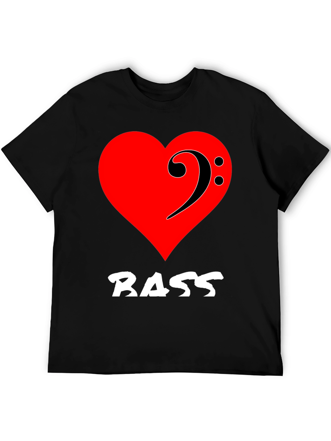 Bass Music Heart T-Shirt