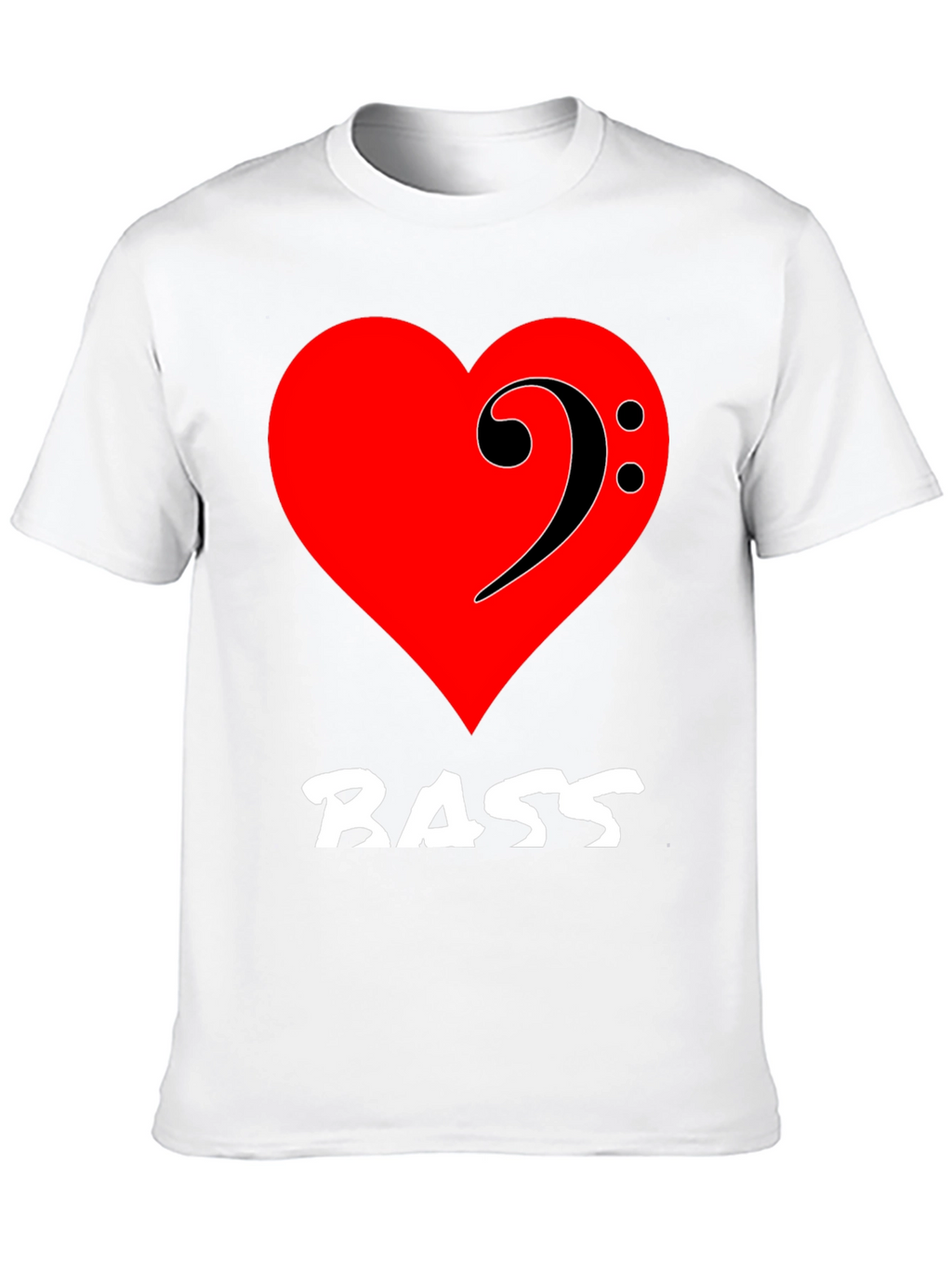 Bass Music Heart T-Shirt