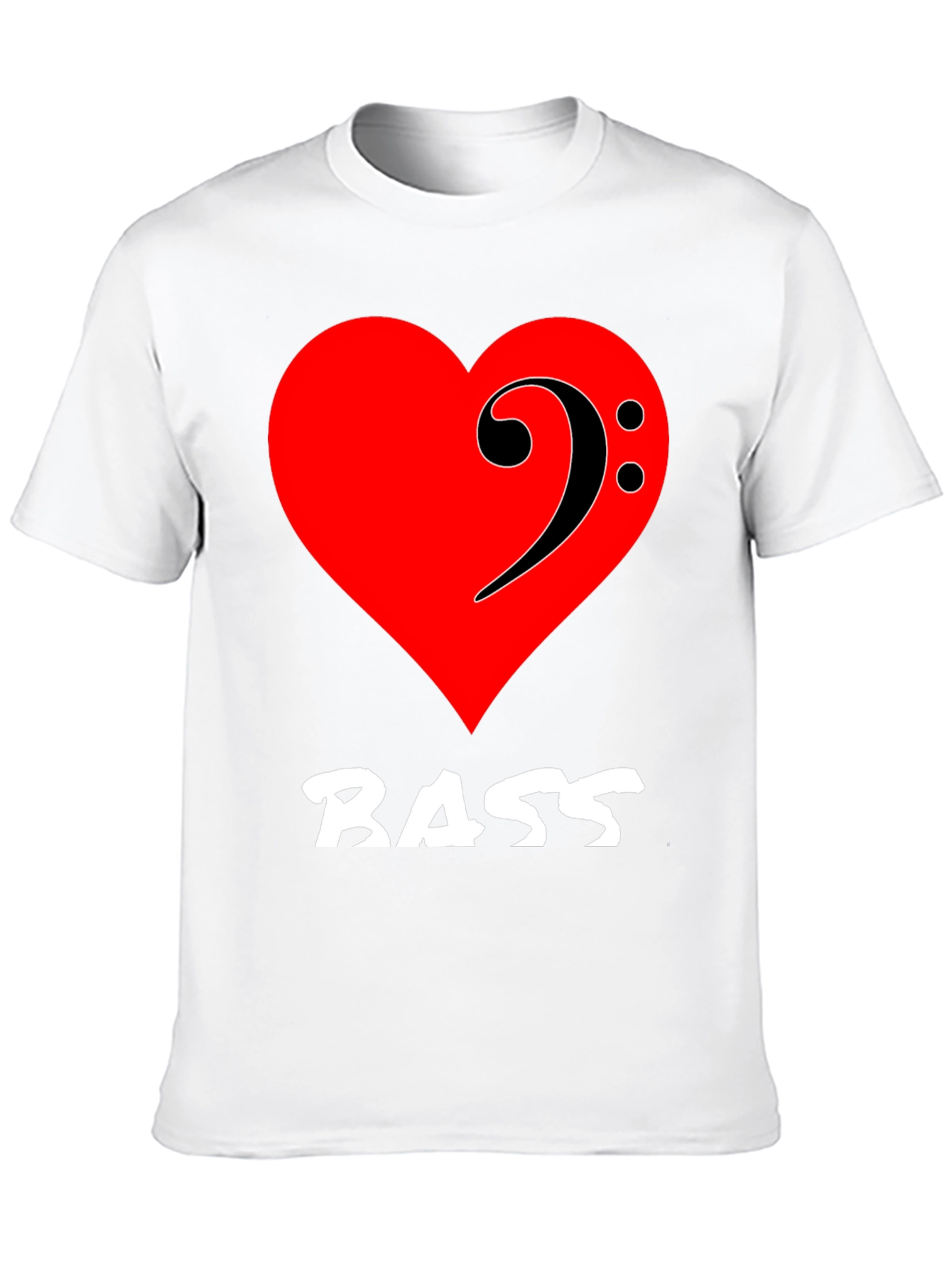 Bass Music Heart T-Shirt