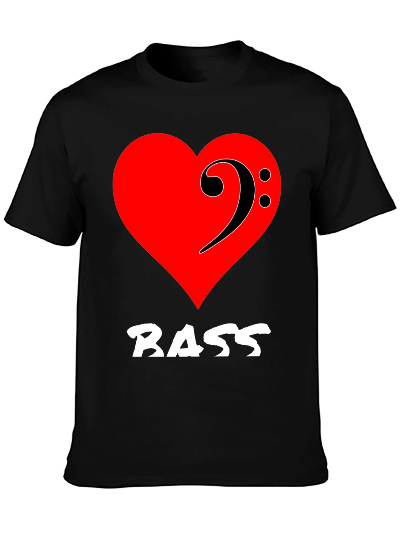 Bass Music Heart T-Shirt