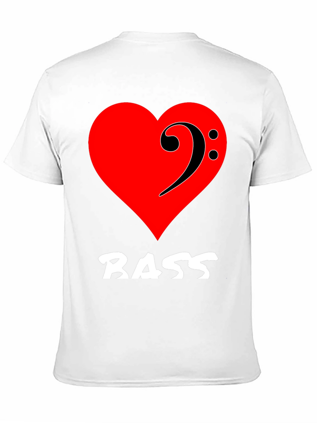 Bass Music Heart T-Shirt