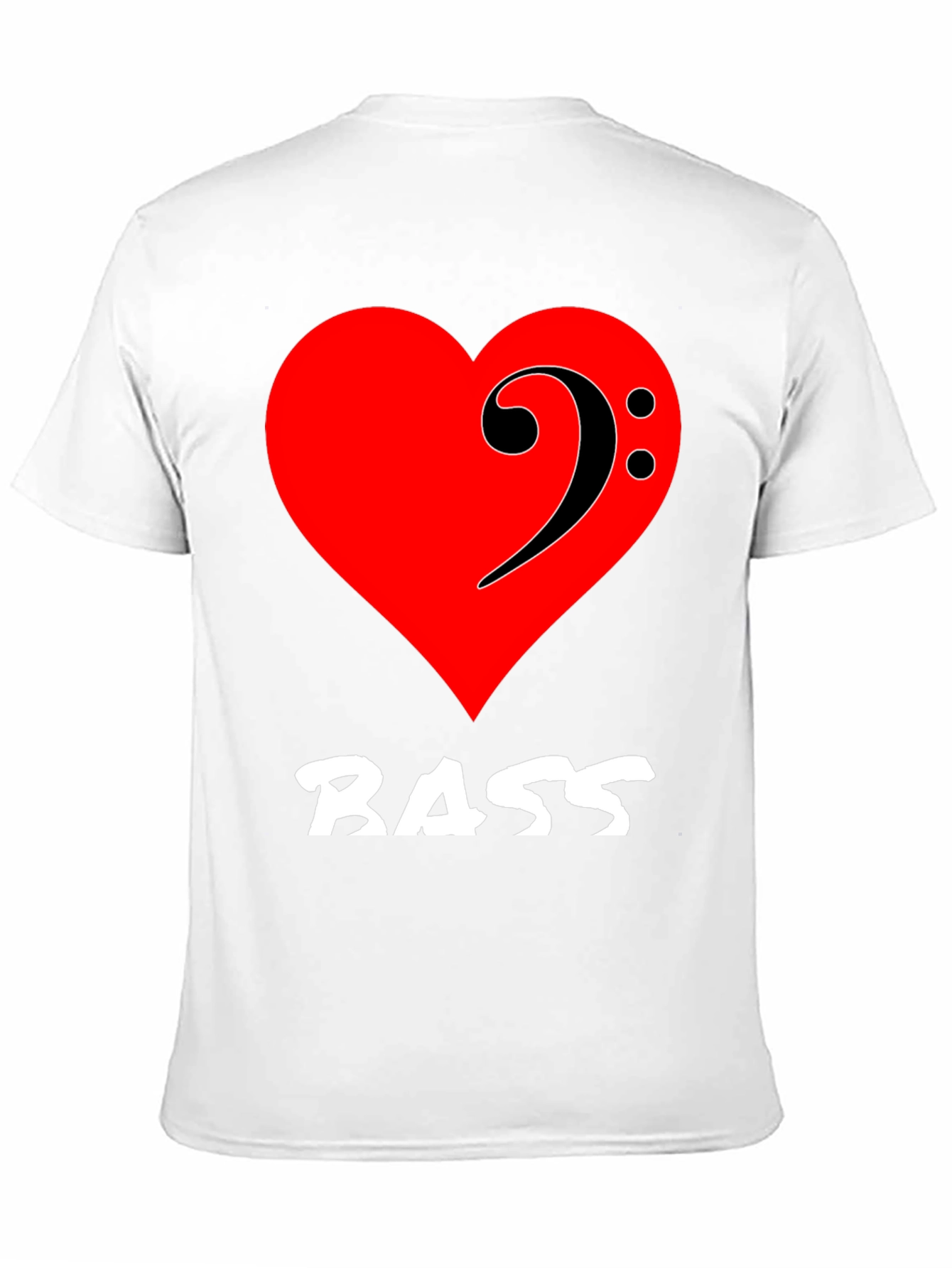 Bass Music Heart T-Shirt