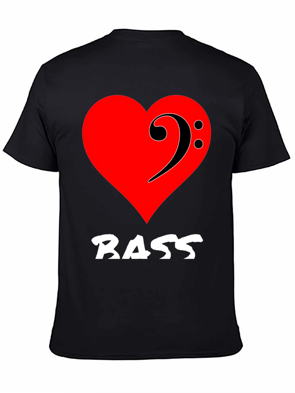 Bass Music Heart T-Shirt