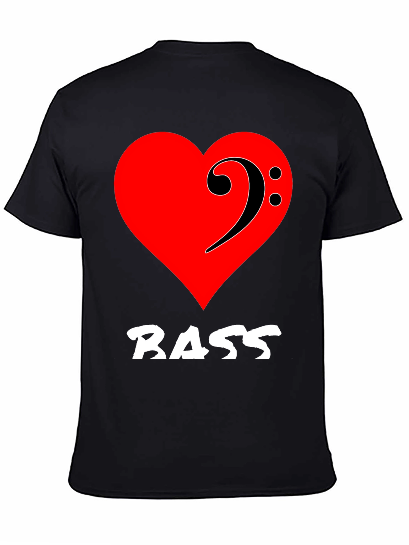 Bass Music Heart T-Shirt
