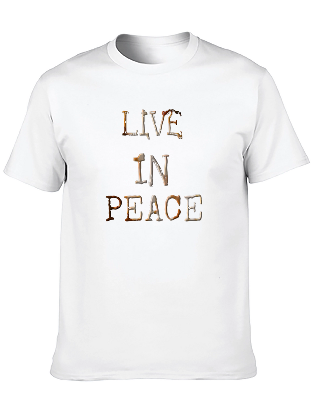 Live in Peace Graphic T-Shirt - Classic Black Tee