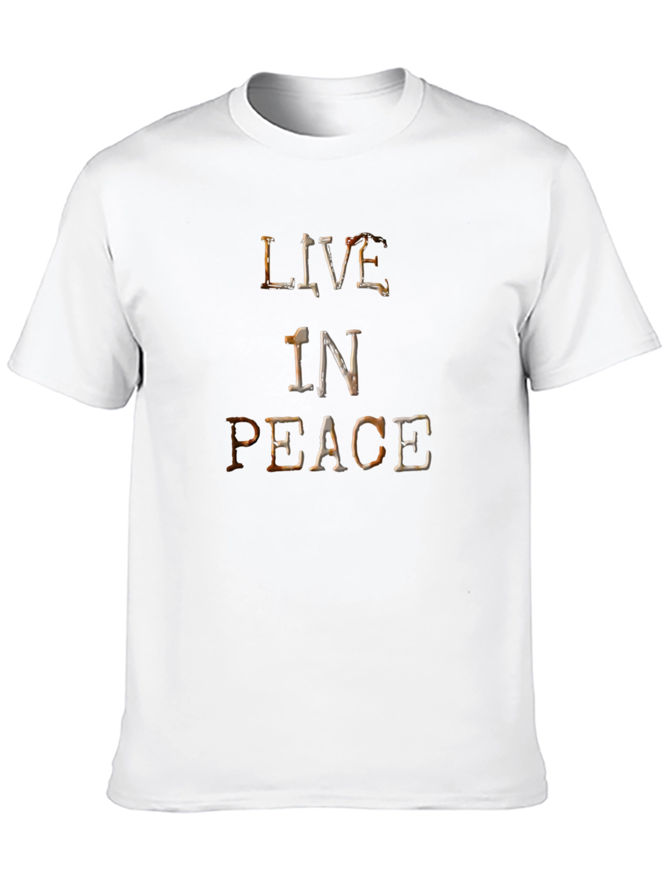 Live in Peace Graphic T-Shirt - Classic Black Tee