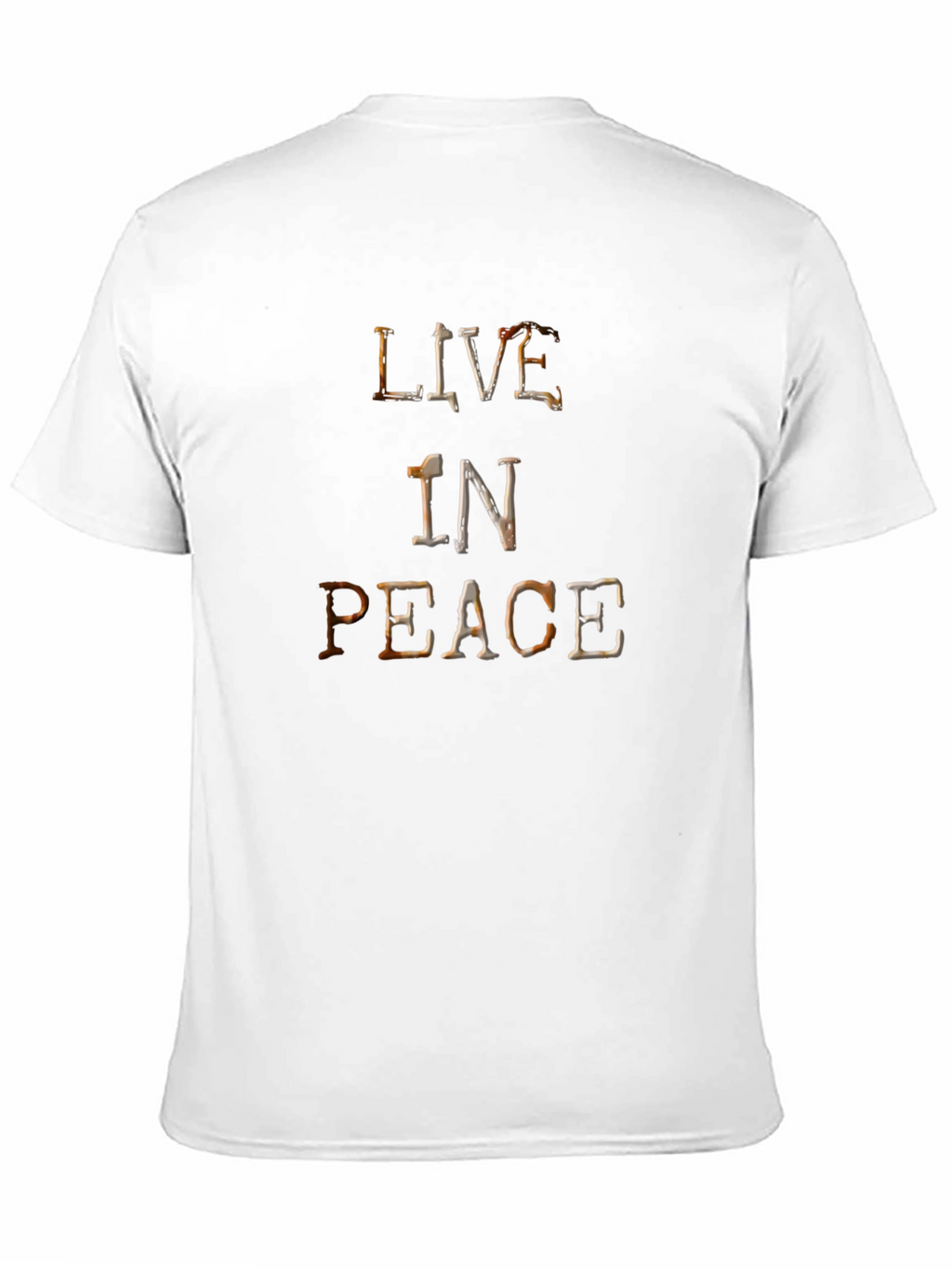 Live in Peace Graphic T-Shirt - Classic Black Tee