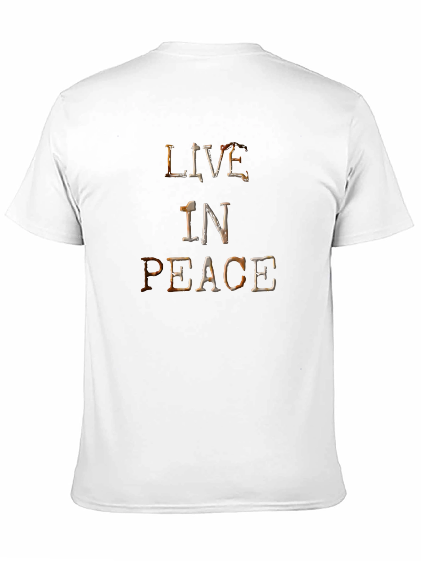 Live in Peace Graphic T-Shirt - Classic Black Tee