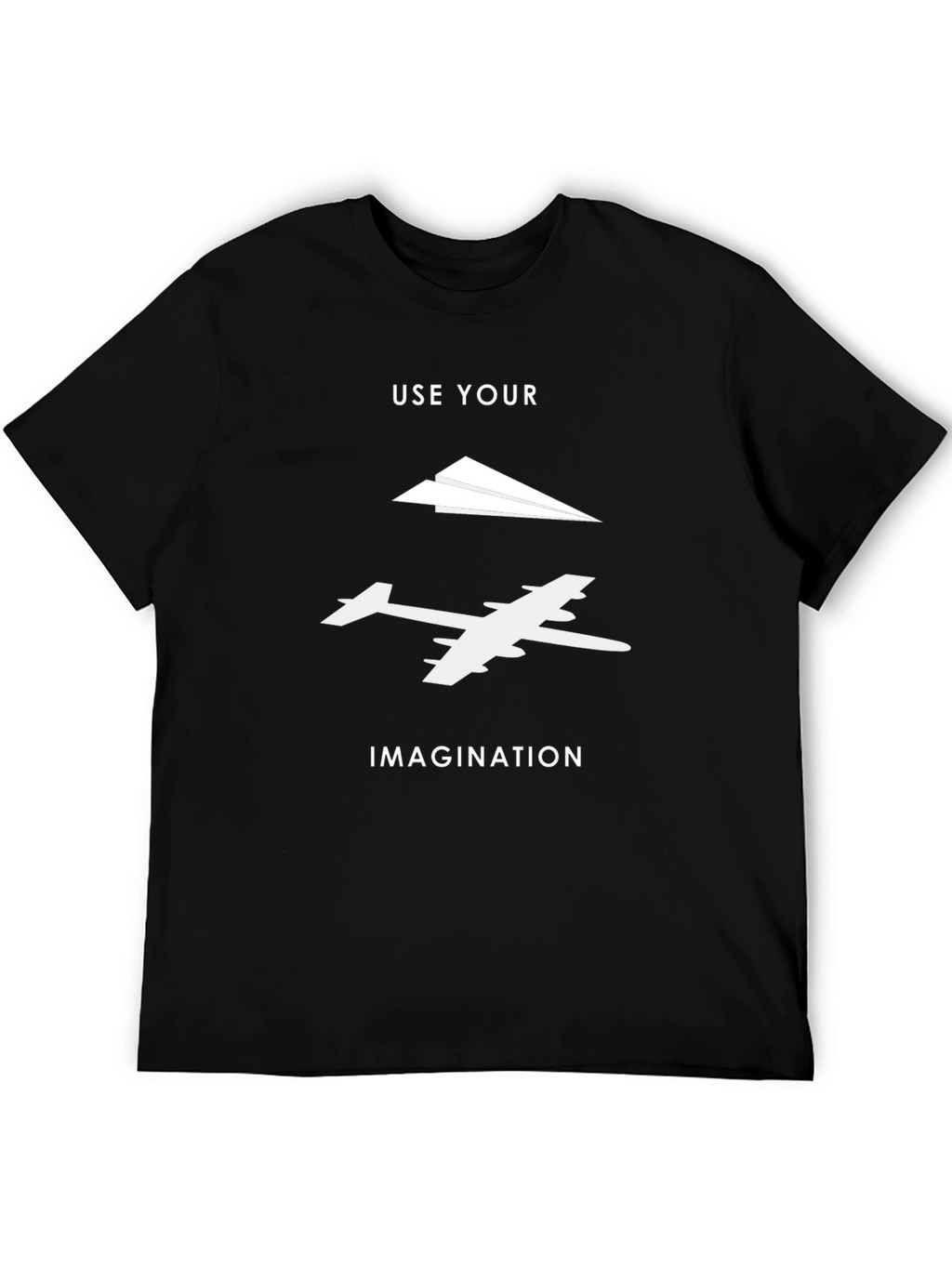 Use Your Imagination T-Shirt - Airplane Graphic Tee