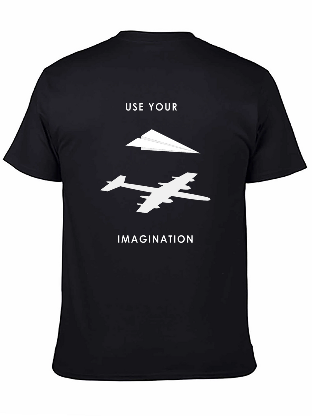 Use Your Imagination T-Shirt - Airplane Graphic Tee