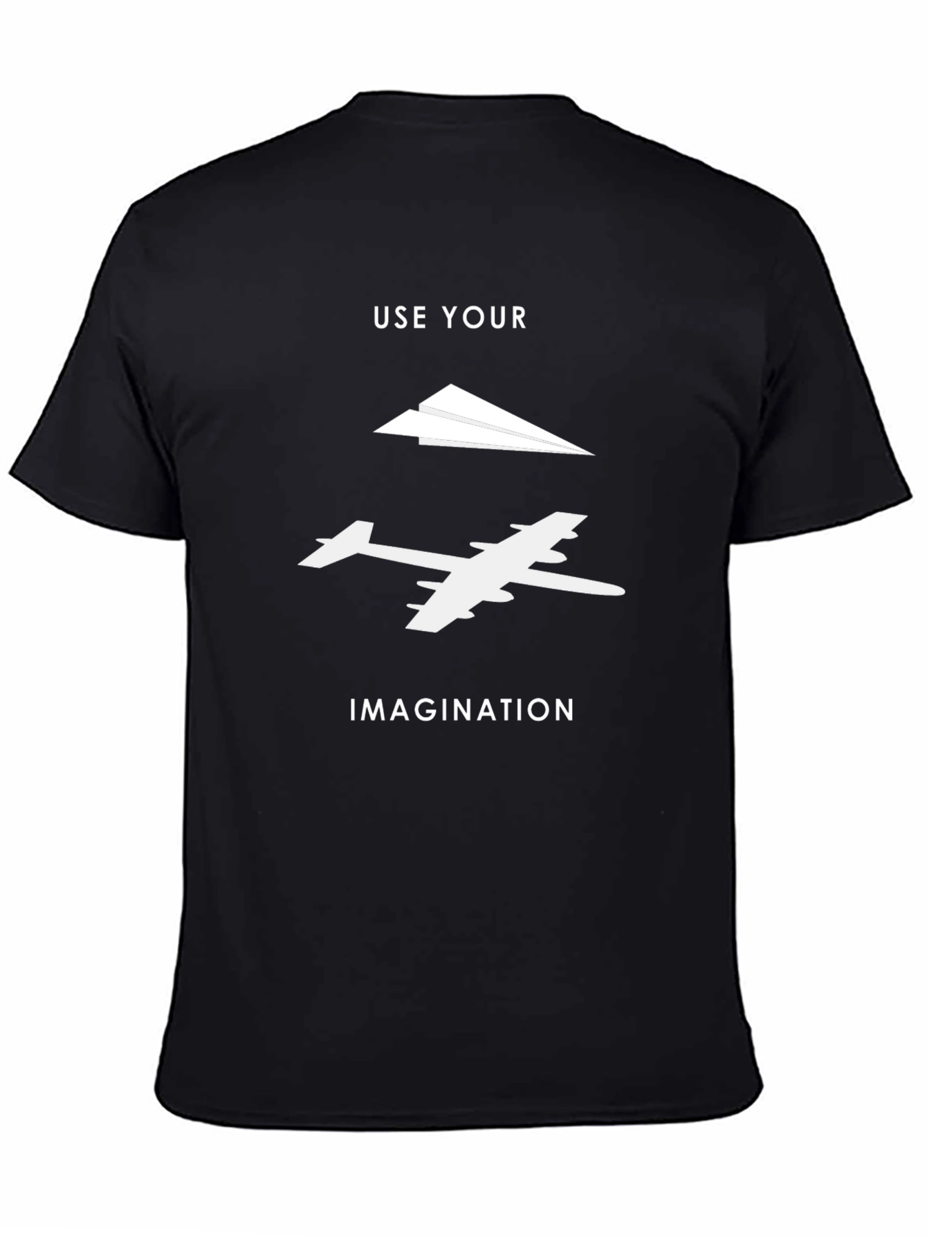 Use Your Imagination T-Shirt - Airplane Graphic Tee
