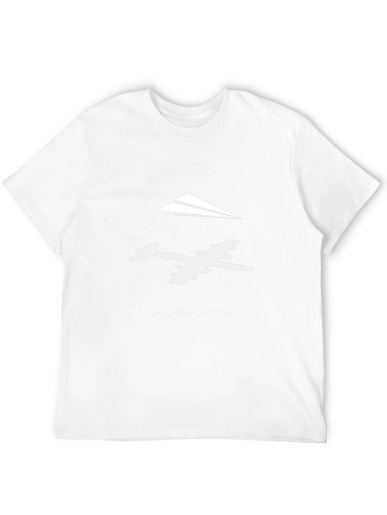Use Your Imagination T-Shirt - Airplane Graphic Tee