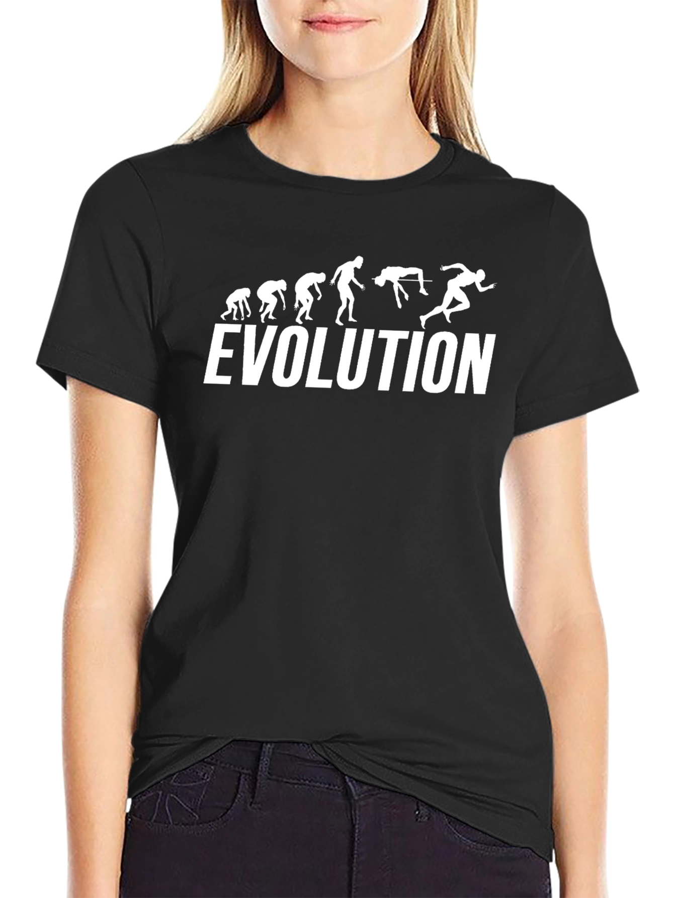 Evolution High Jump Black T-Shirt