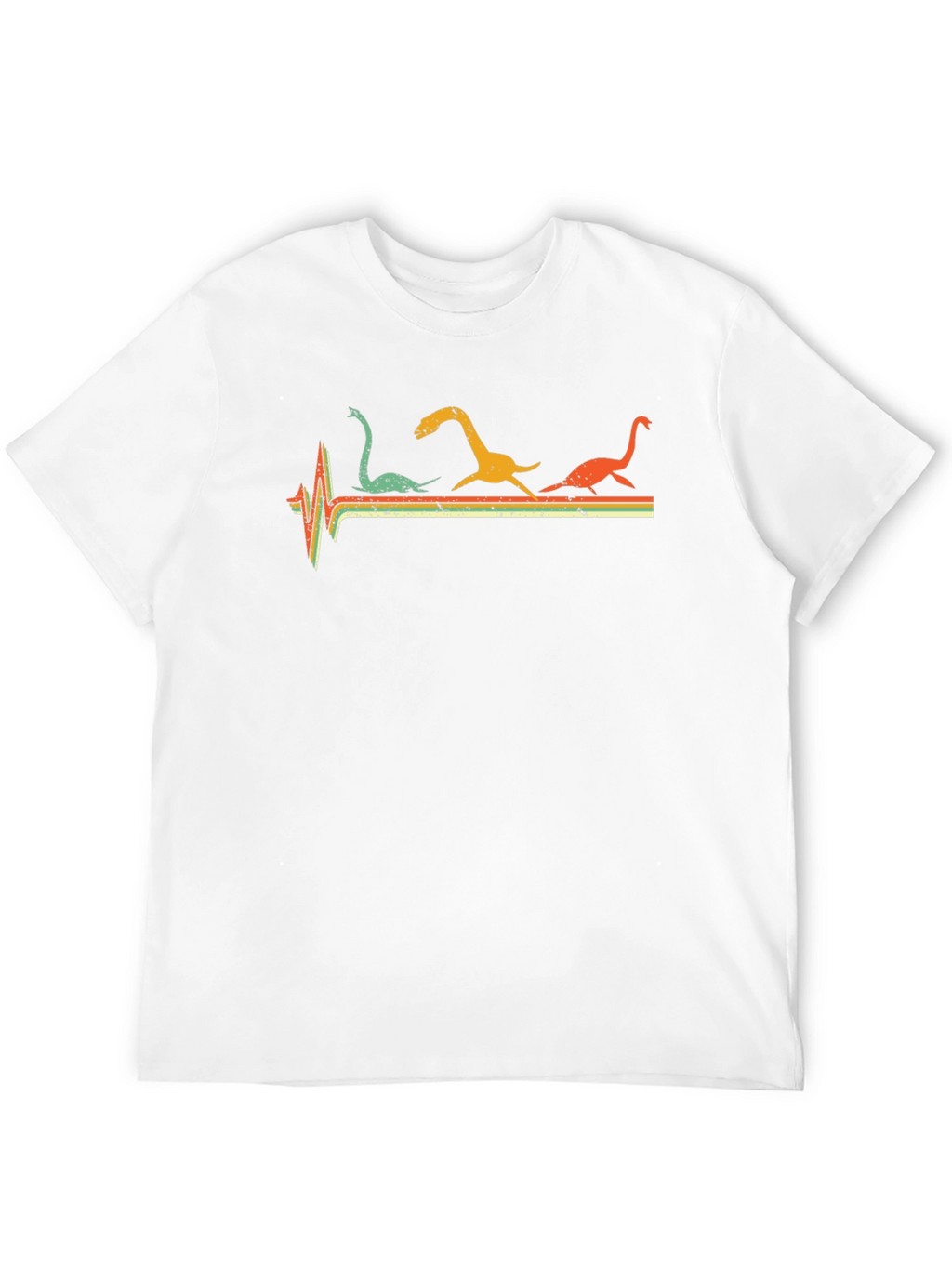 Loch Ness Monster Heartbeat T-Shirt