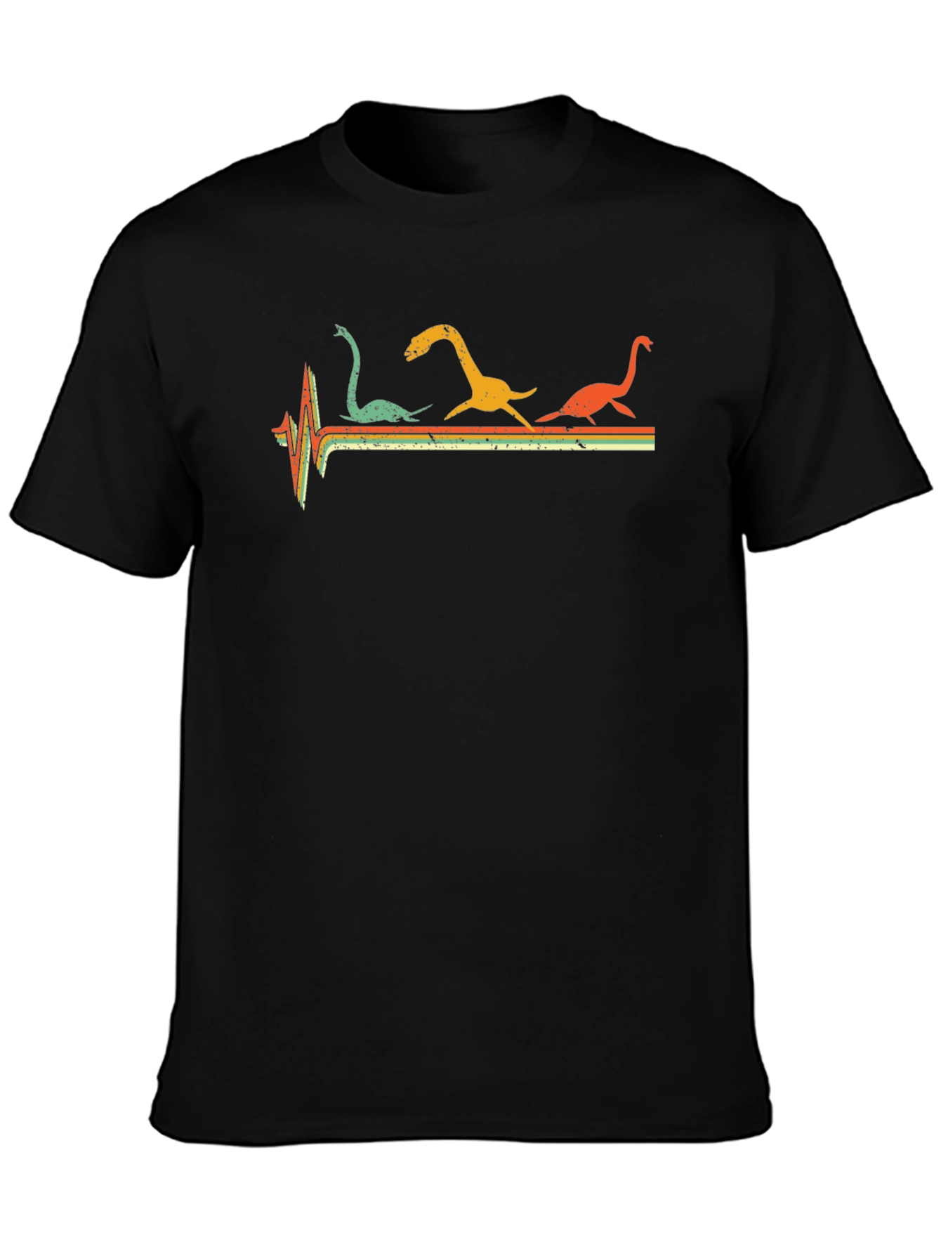 Loch Ness Monster Heartbeat T-Shirt