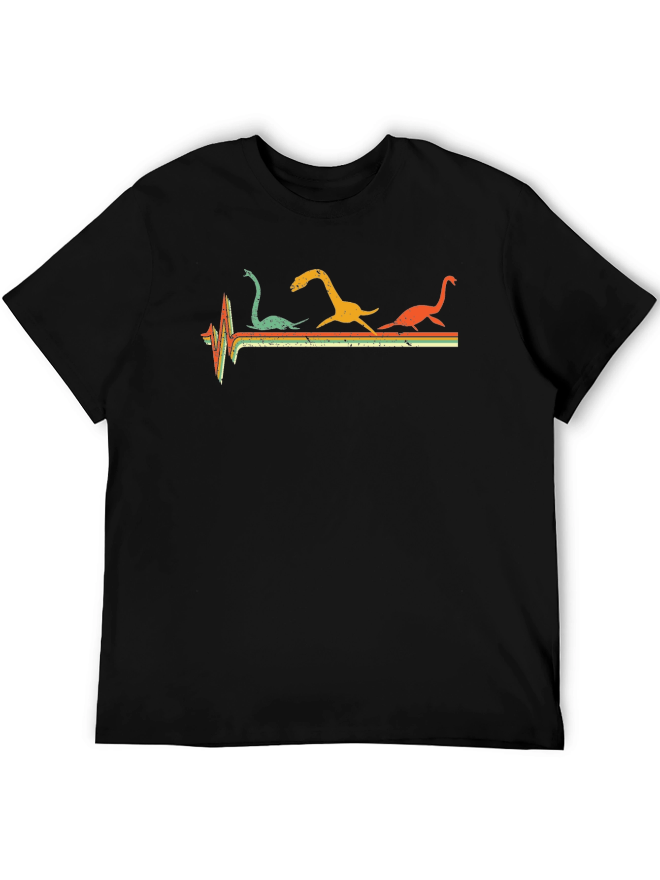 Loch Ness Monster Heartbeat T-Shirt