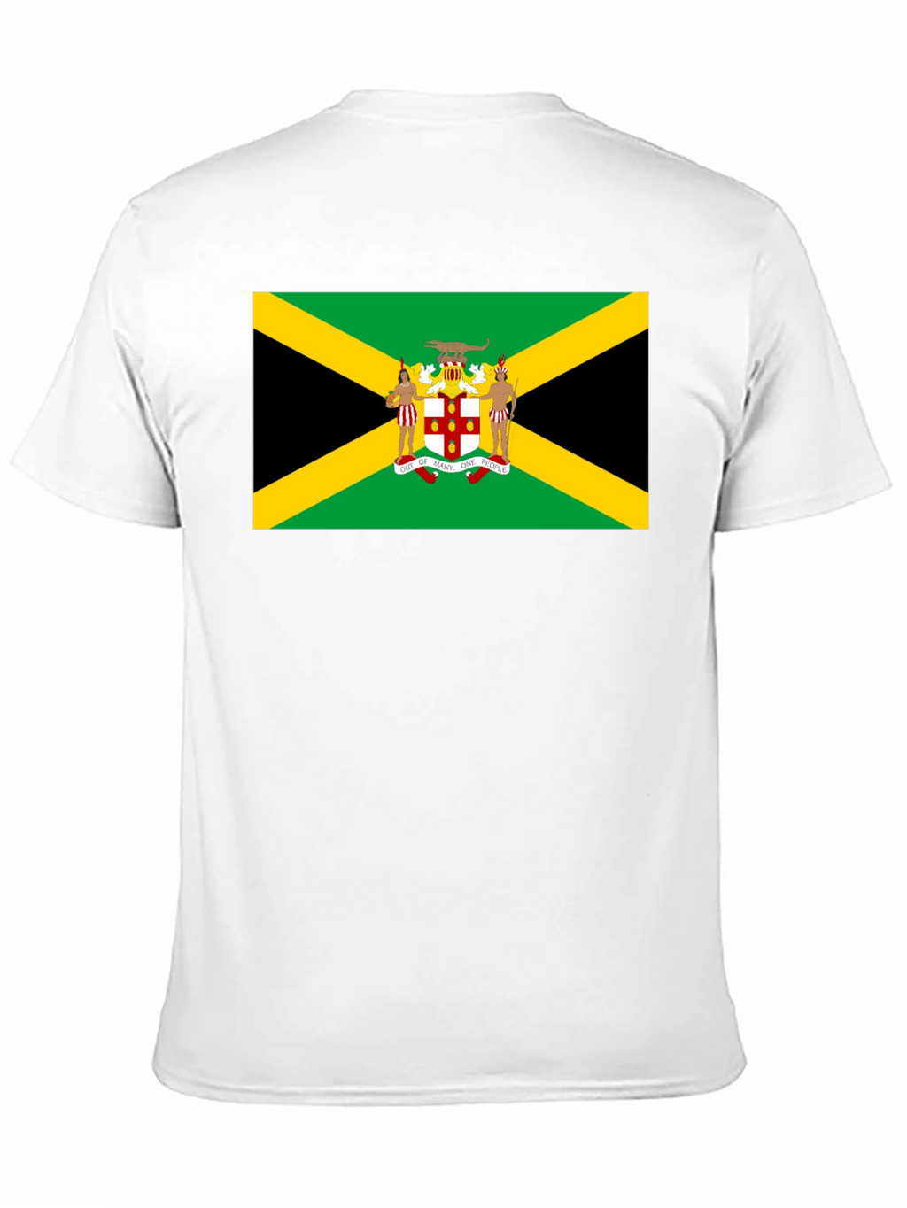 Jamaican Flag Graphic T-Shirt - Black