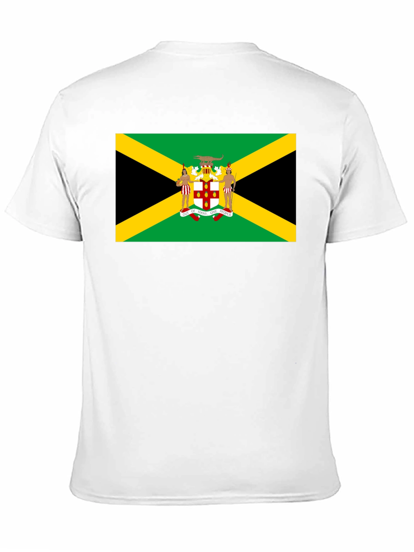 Jamaican Flag Graphic T-Shirt - Black