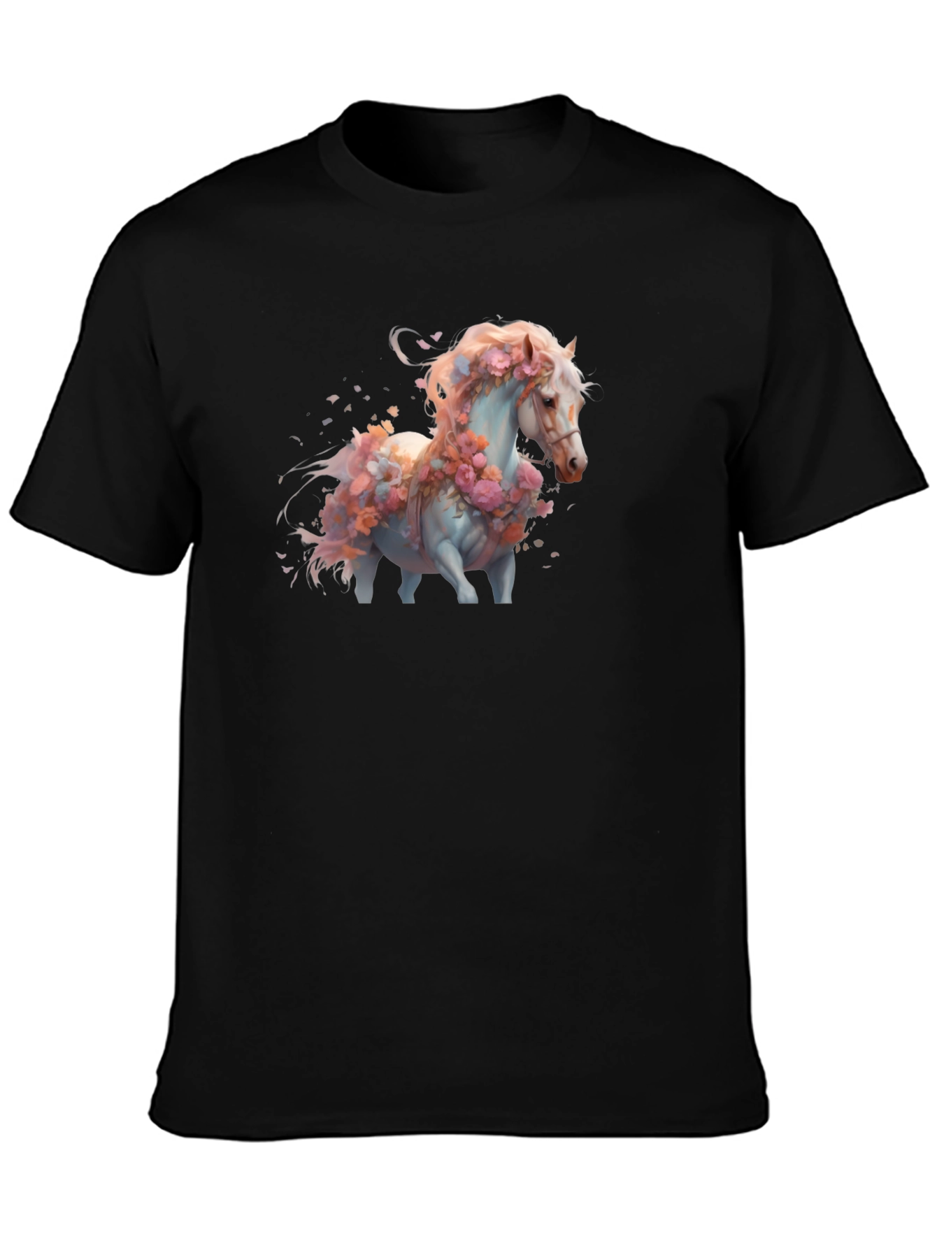 Floral Horse Graphic Tee