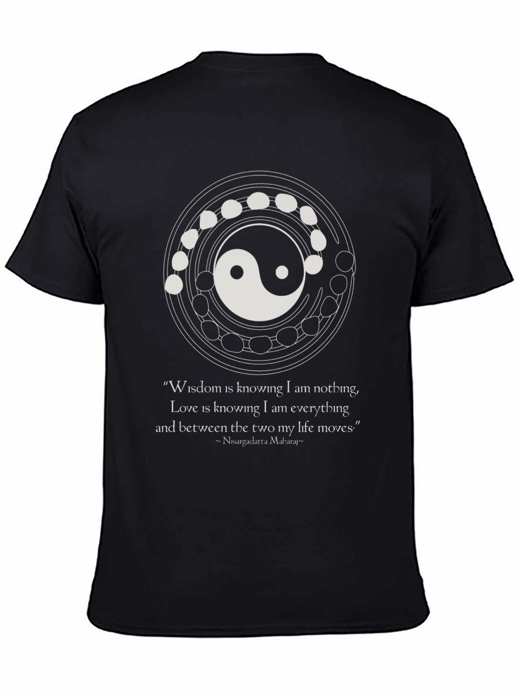 Yin Yang Wisdom Quote T-Shirt - Unisex