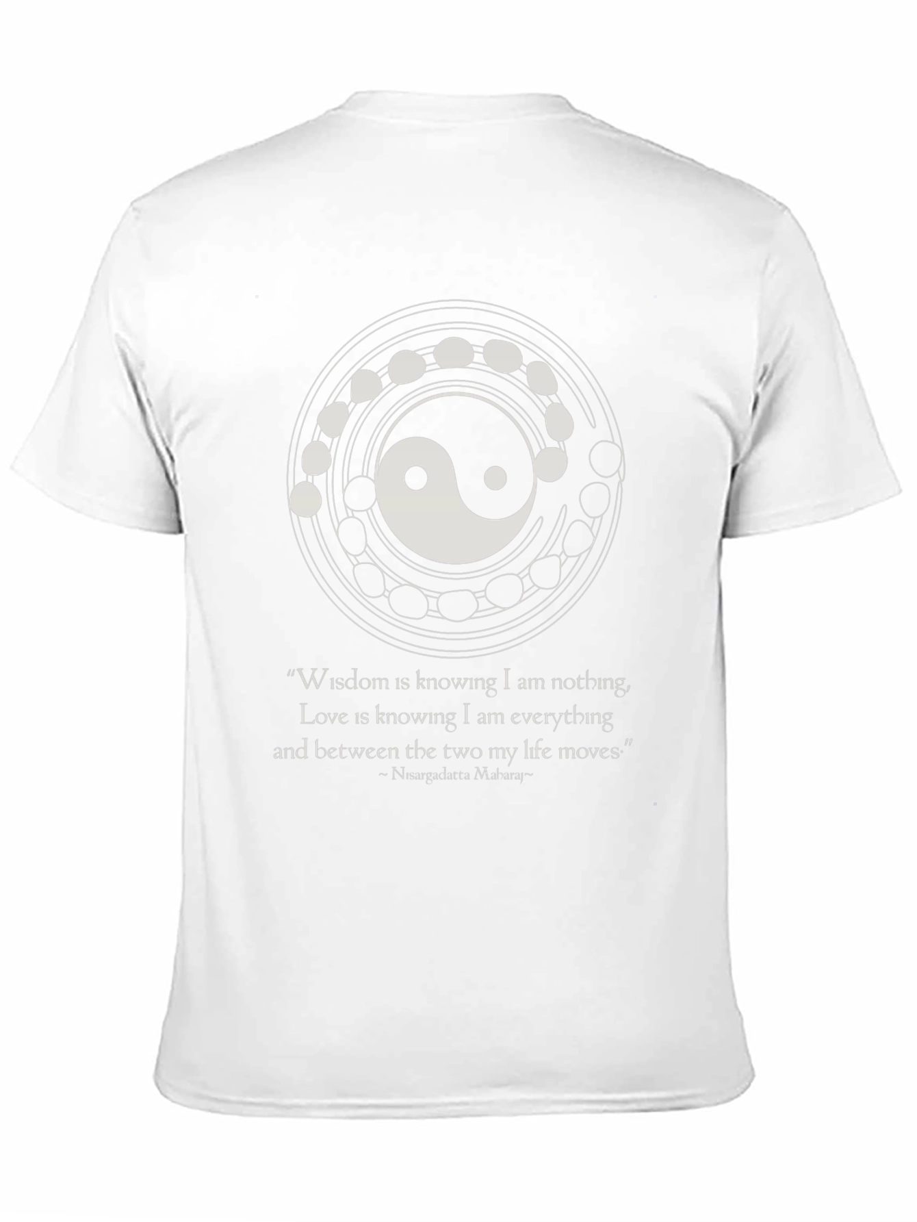 Yin Yang Wisdom Quote T-Shirt - Unisex