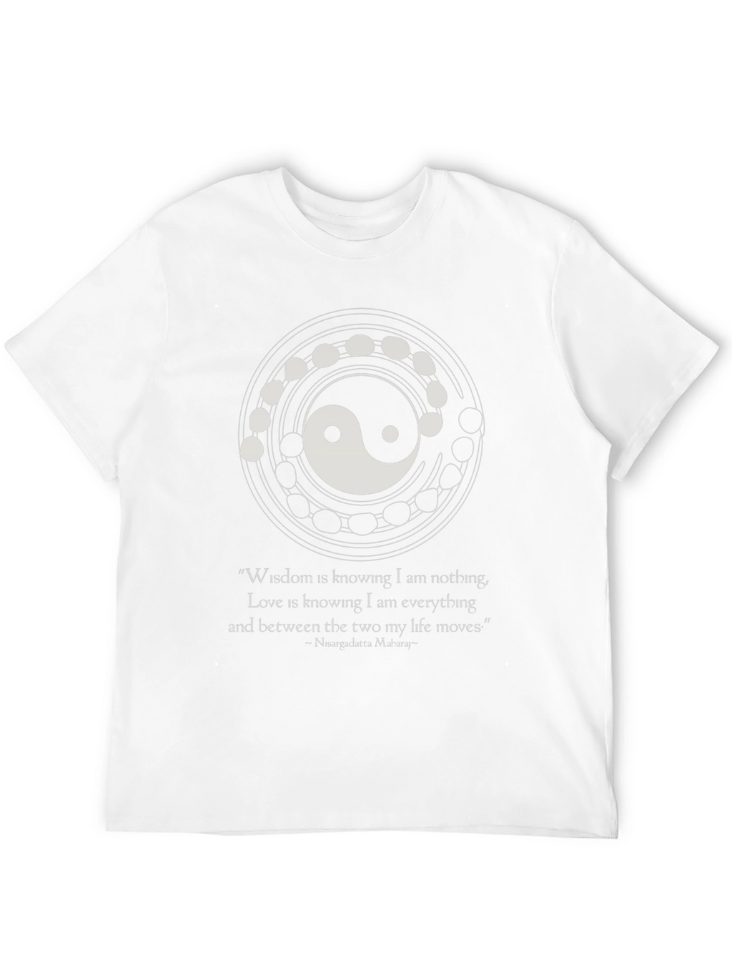 Yin Yang Wisdom Quote T-Shirt - Unisex