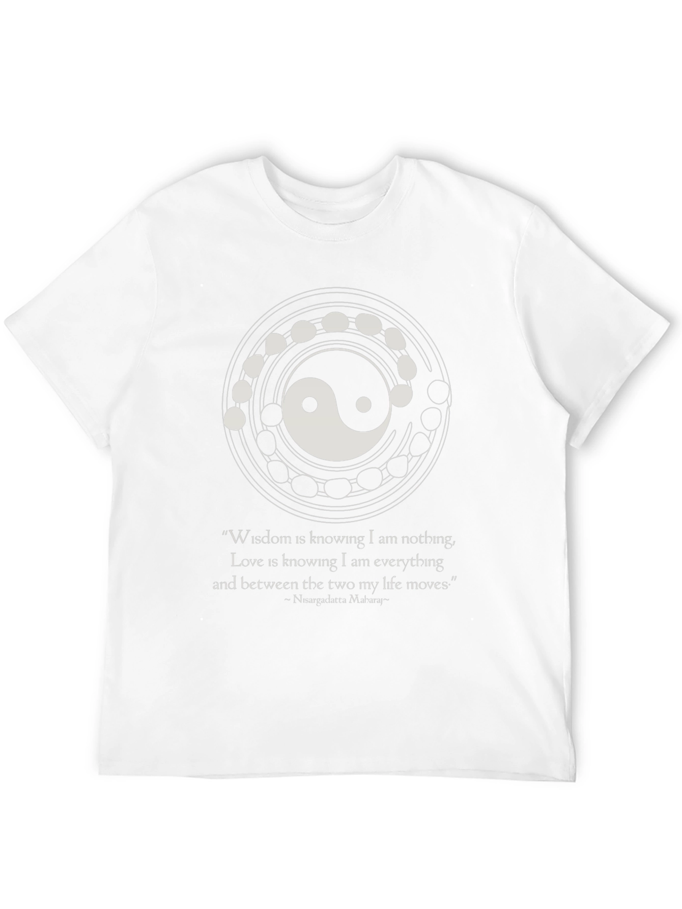 Yin Yang Wisdom Quote T-Shirt - Unisex