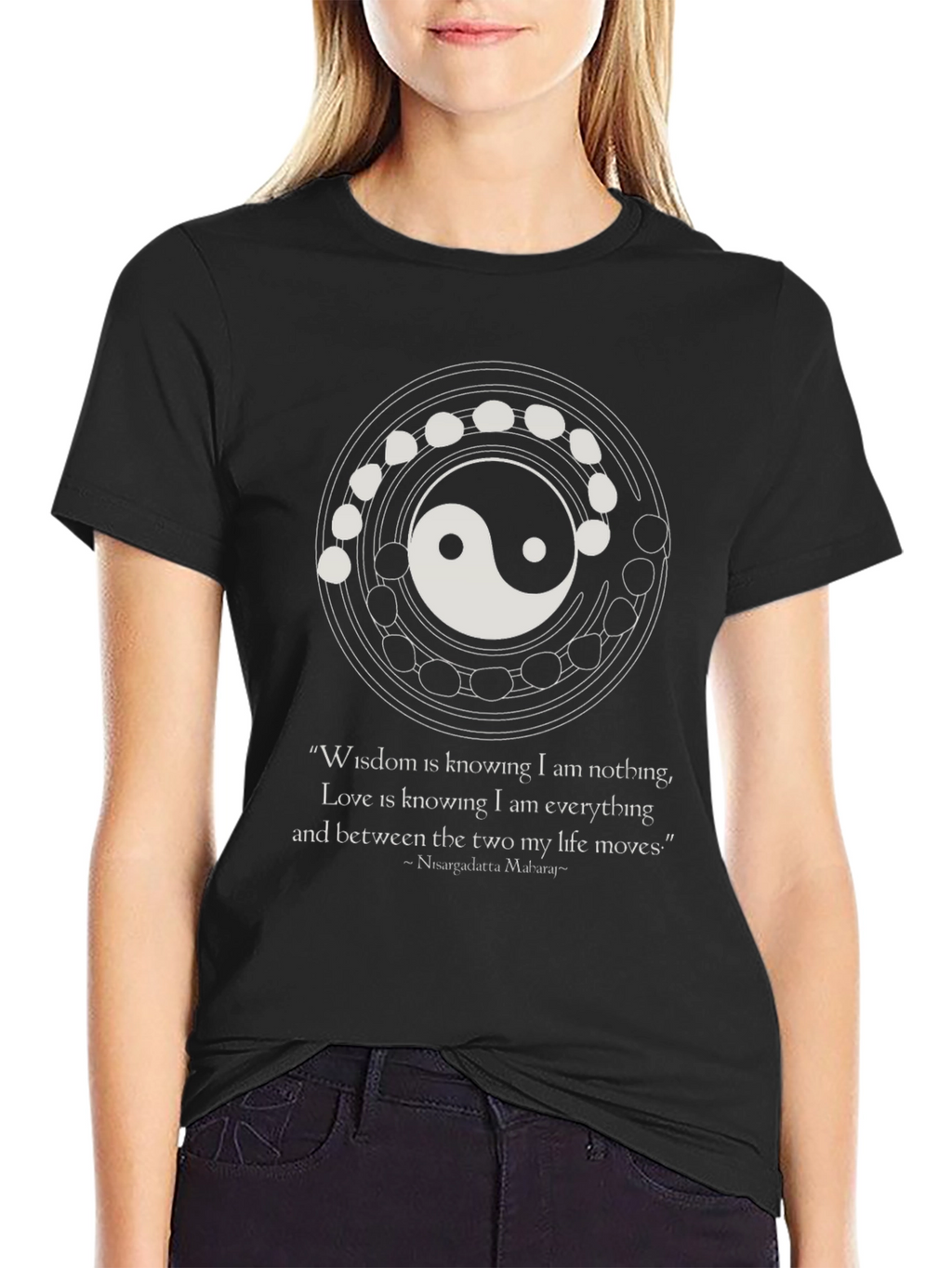 Yin Yang Wisdom Quote T-Shirt - Unisex