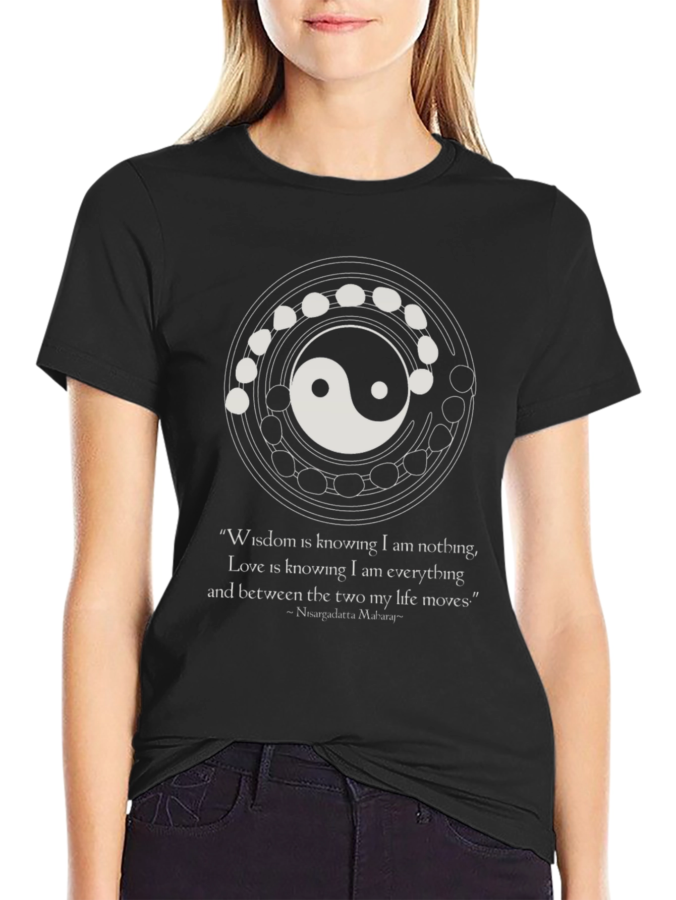 Yin Yang Wisdom Quote T-Shirt - Unisex