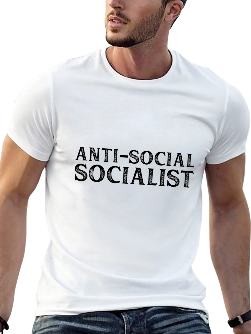 Anti-Social Socialist Graphic Tee - Black T-Shirt