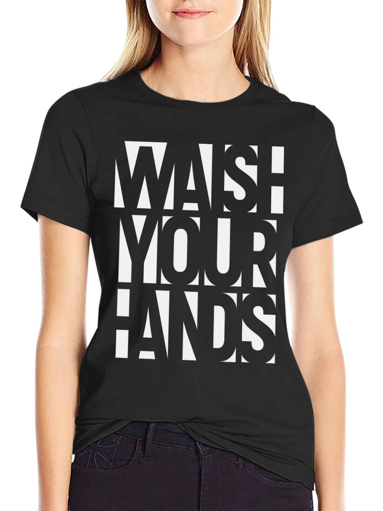 Wash Your Hands Graphic Tee - Stylish & Essential