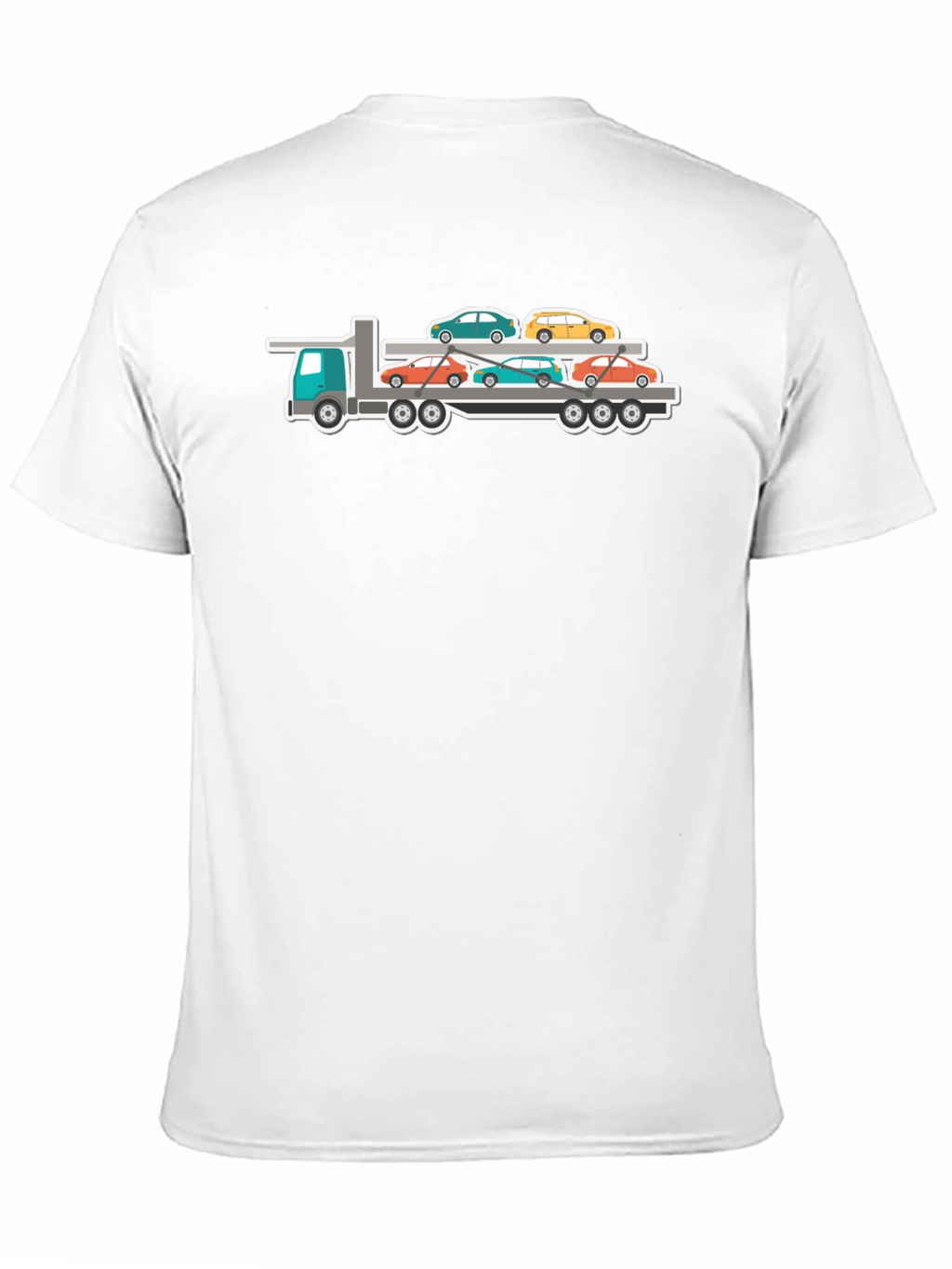 Truck Carrying Cars Graphic T-Shirt