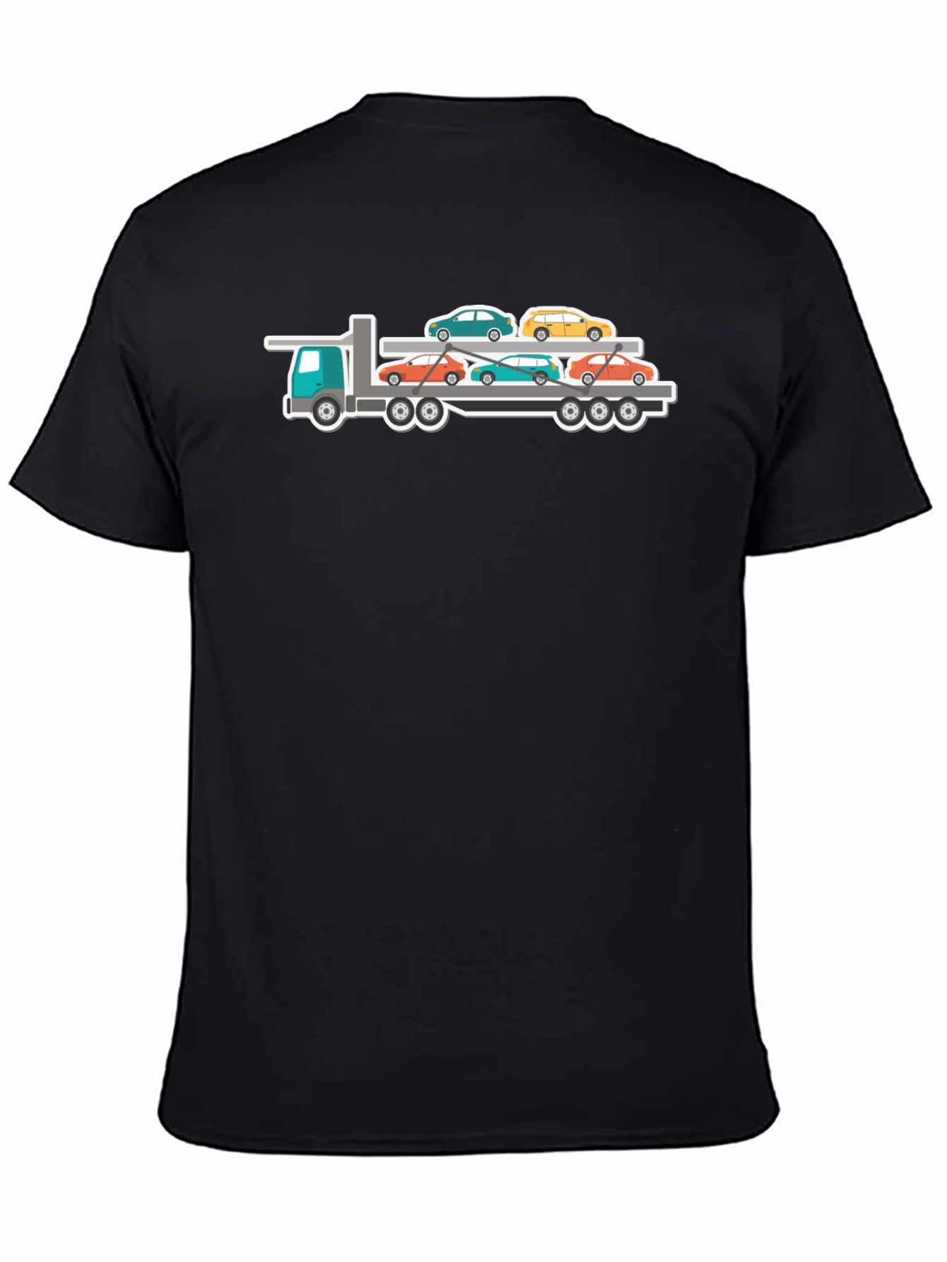 Truck Carrying Cars Graphic T-Shirt