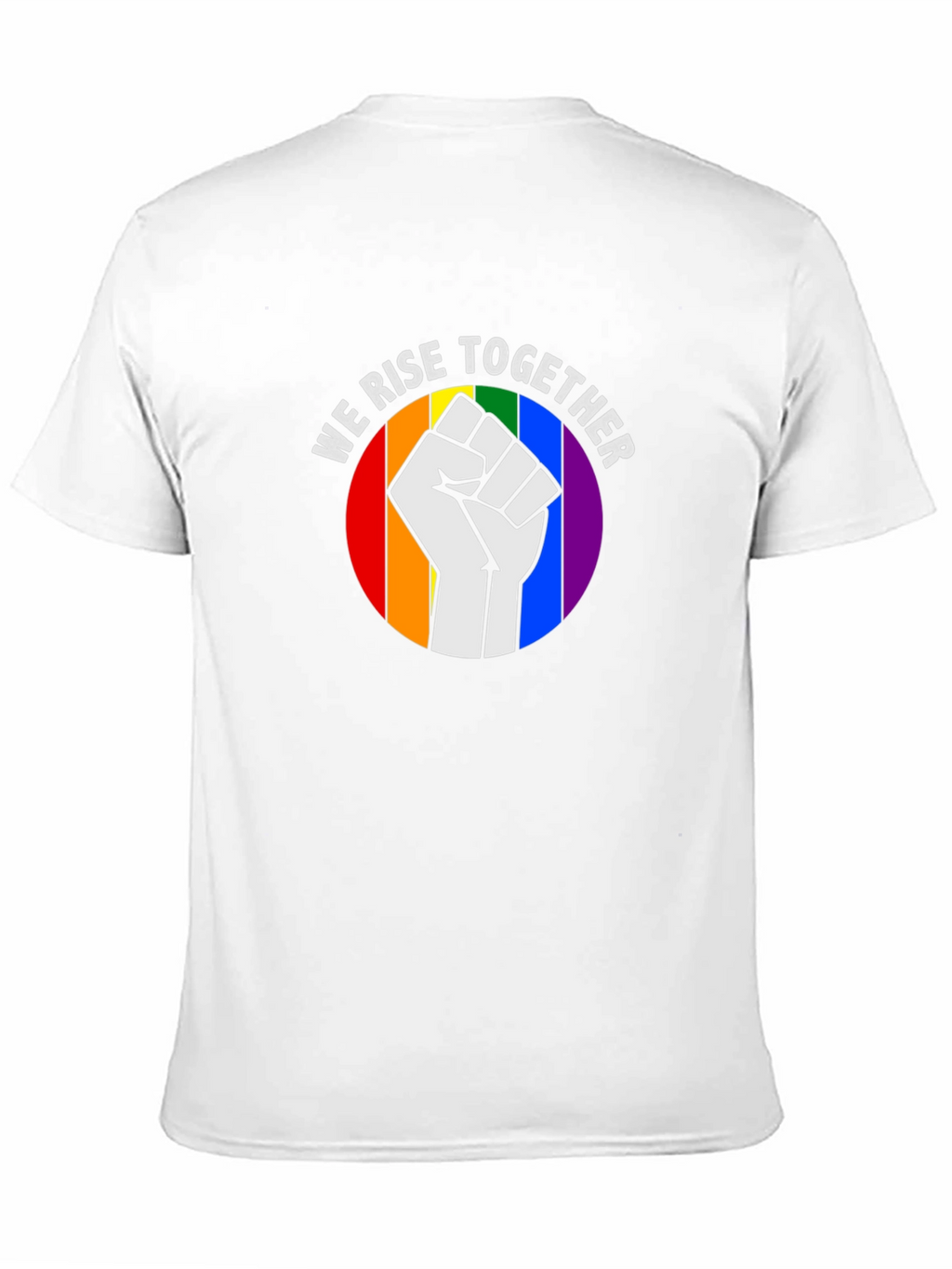 We Rise Together Pride Fist T-Shirt