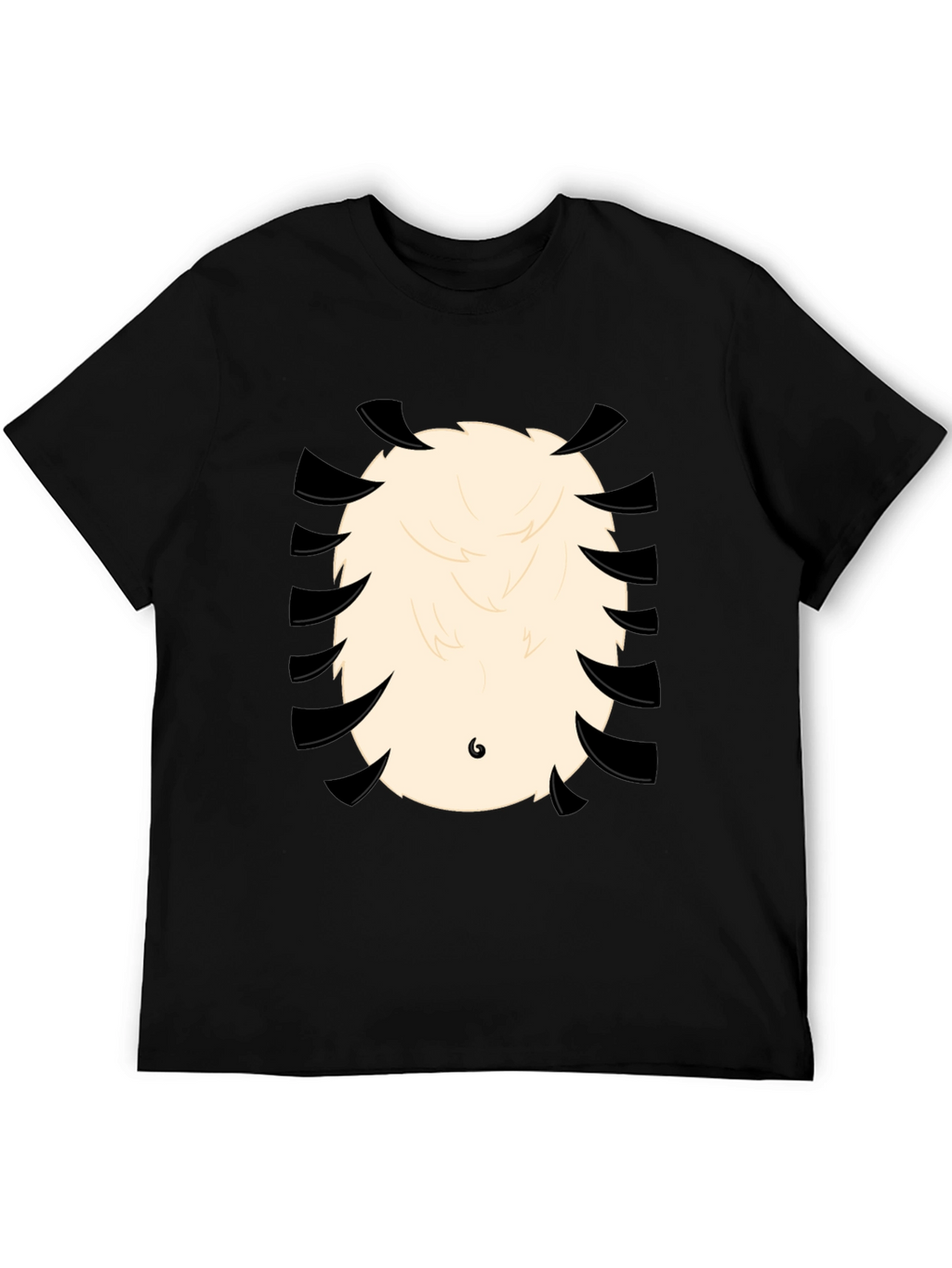 Funny Panda Bear T-Shirt - Cartoon Animal Belly Print