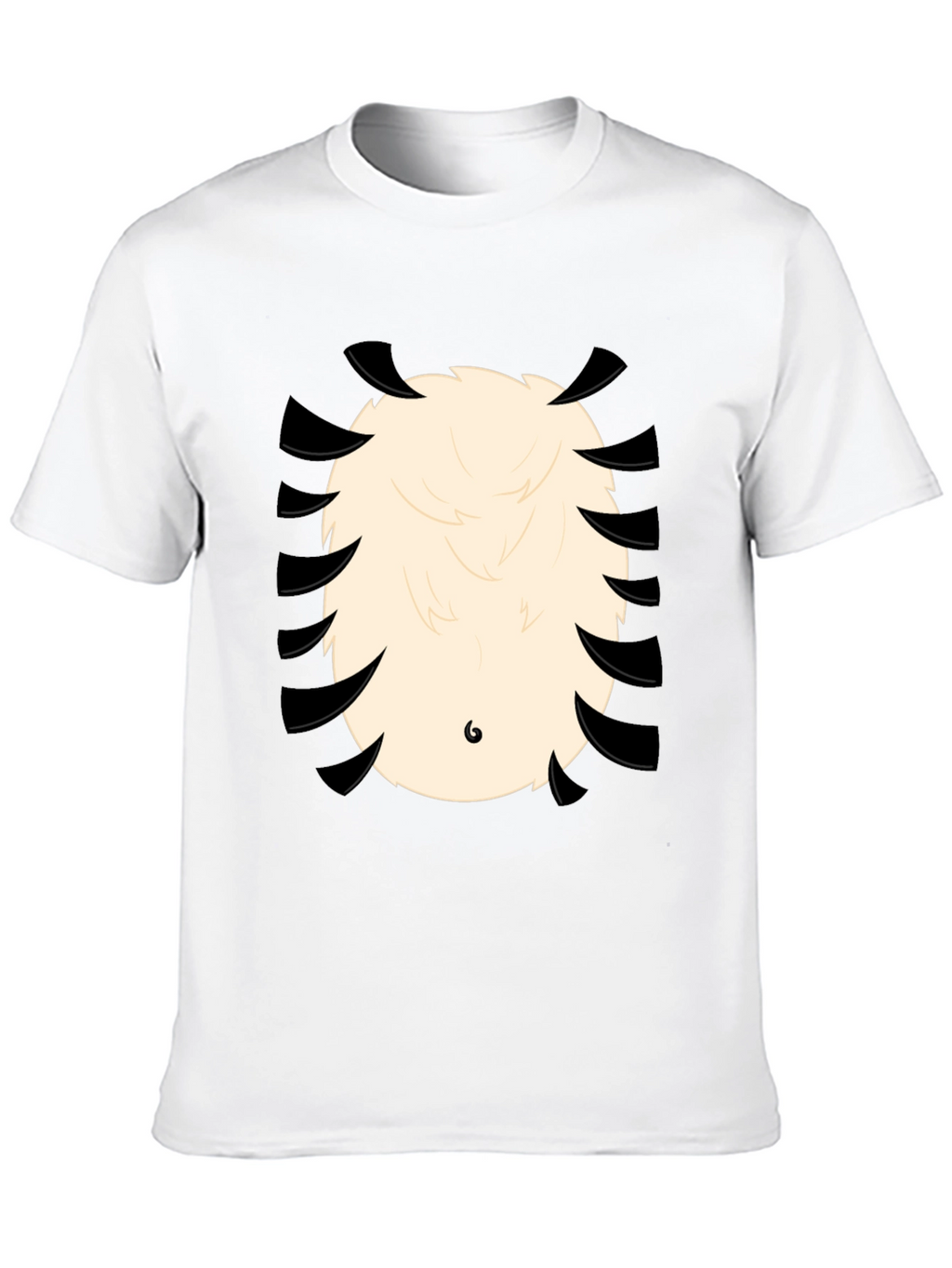 Funny Panda Bear T-Shirt - Cartoon Animal Belly Print