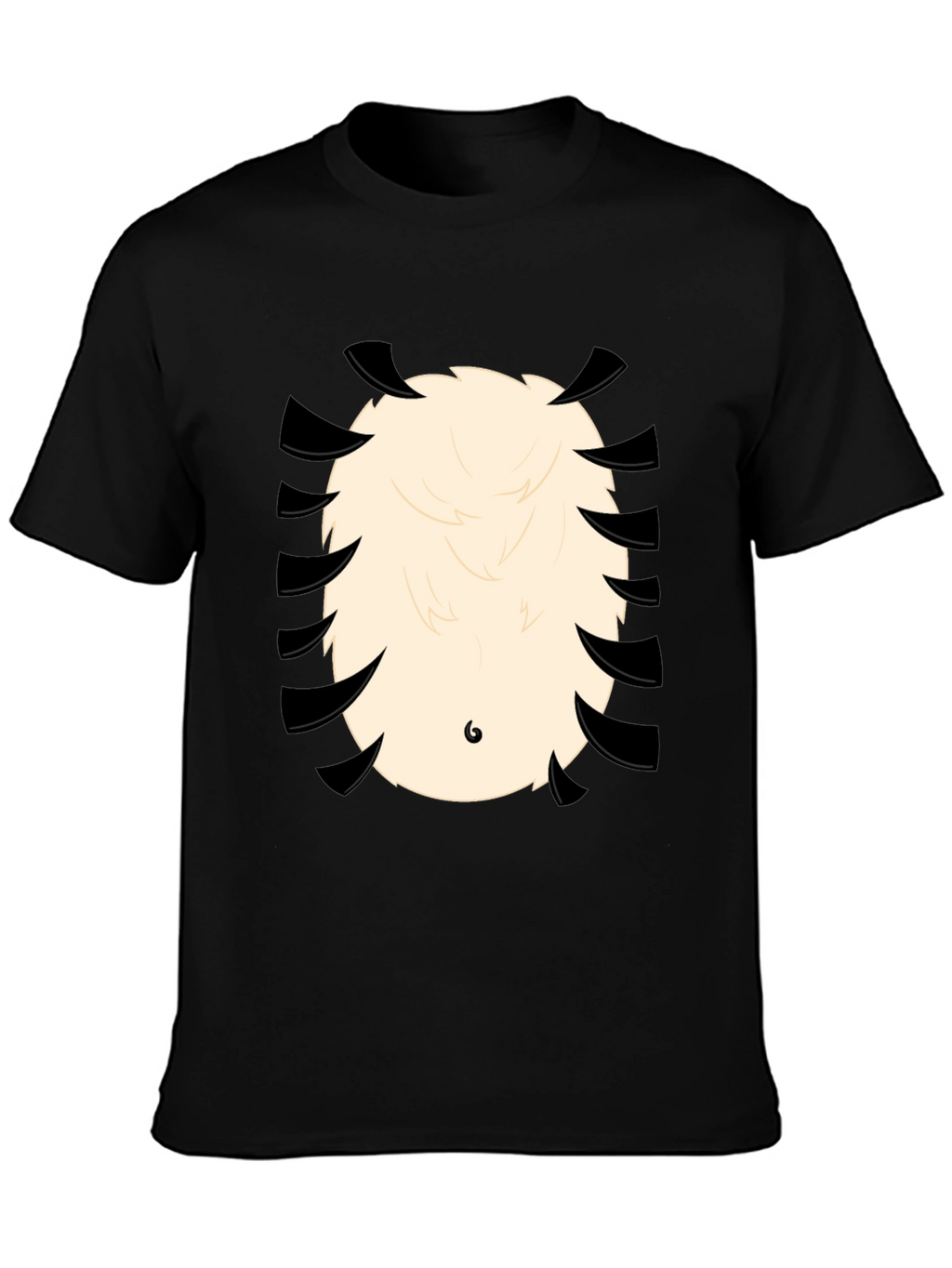 Funny Panda Bear T-Shirt - Cartoon Animal Belly Print