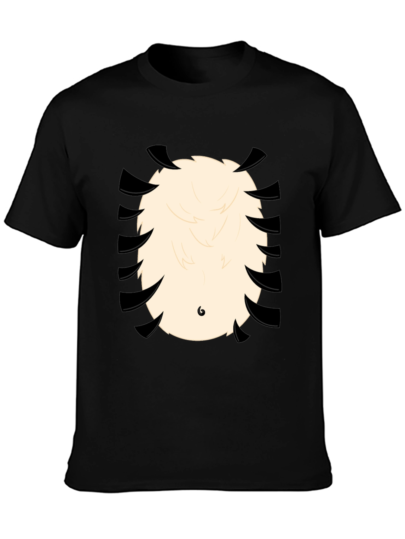 Funny Panda Bear T-Shirt - Cartoon Animal Belly Print