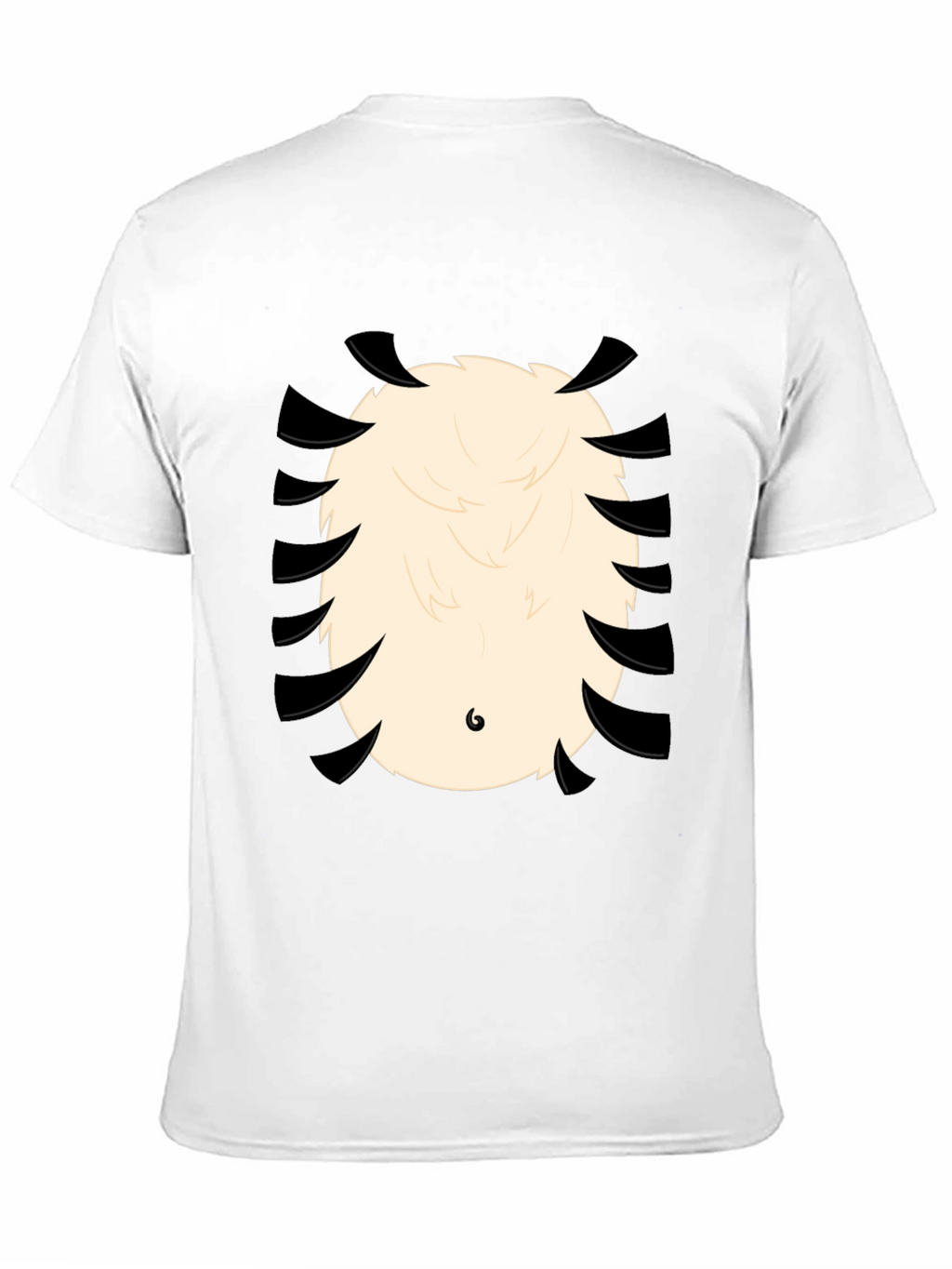 Funny Panda Bear T-Shirt - Cartoon Animal Belly Print