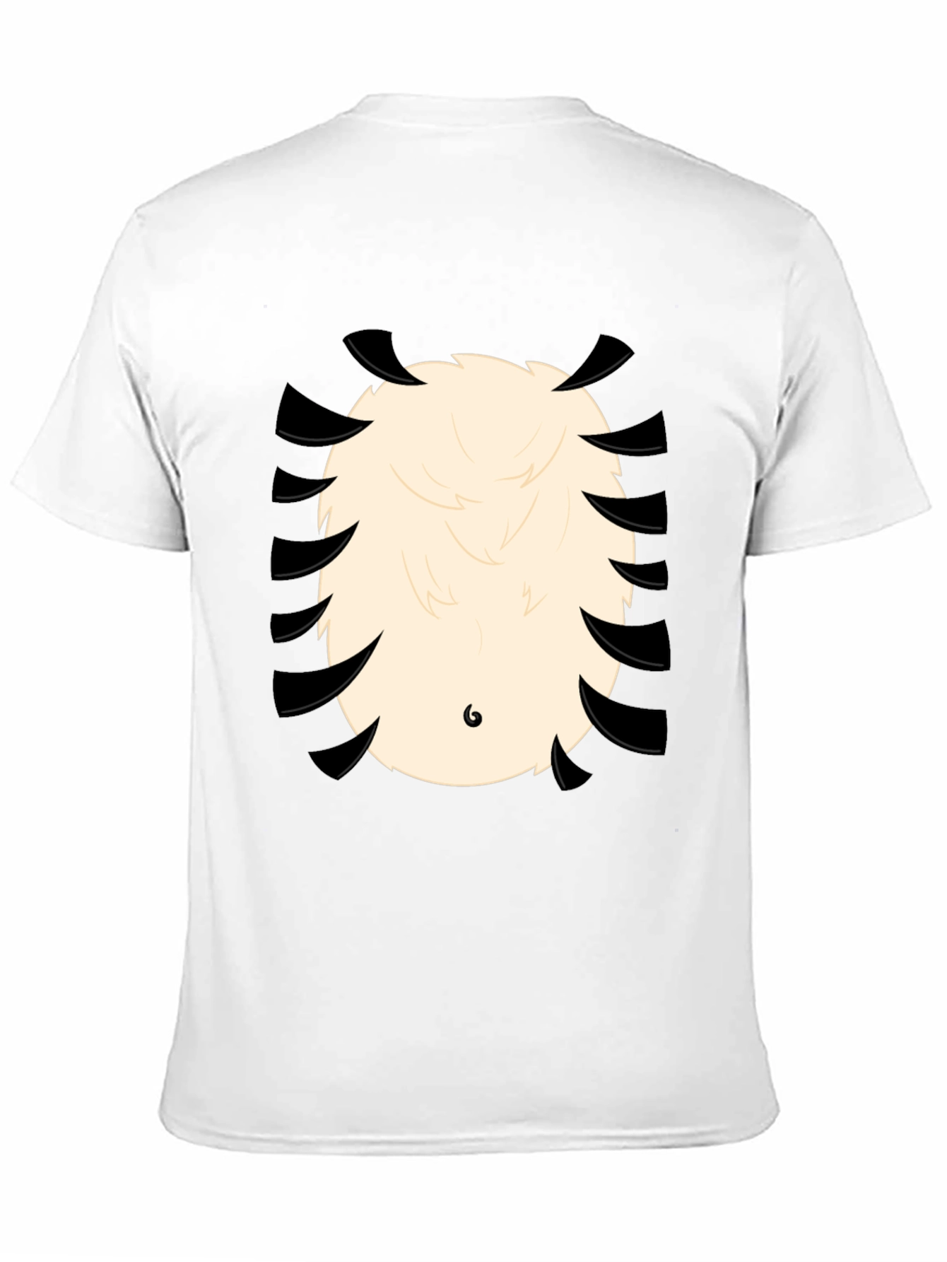 Funny Panda Bear T-Shirt - Cartoon Animal Belly Print