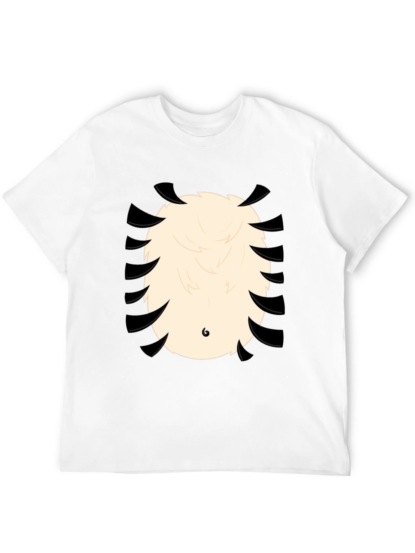 Funny Panda Bear T-Shirt - Cartoon Animal Belly Print