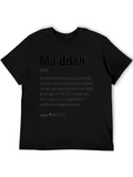 Ma-ddah Definition Graphic T-Shirt