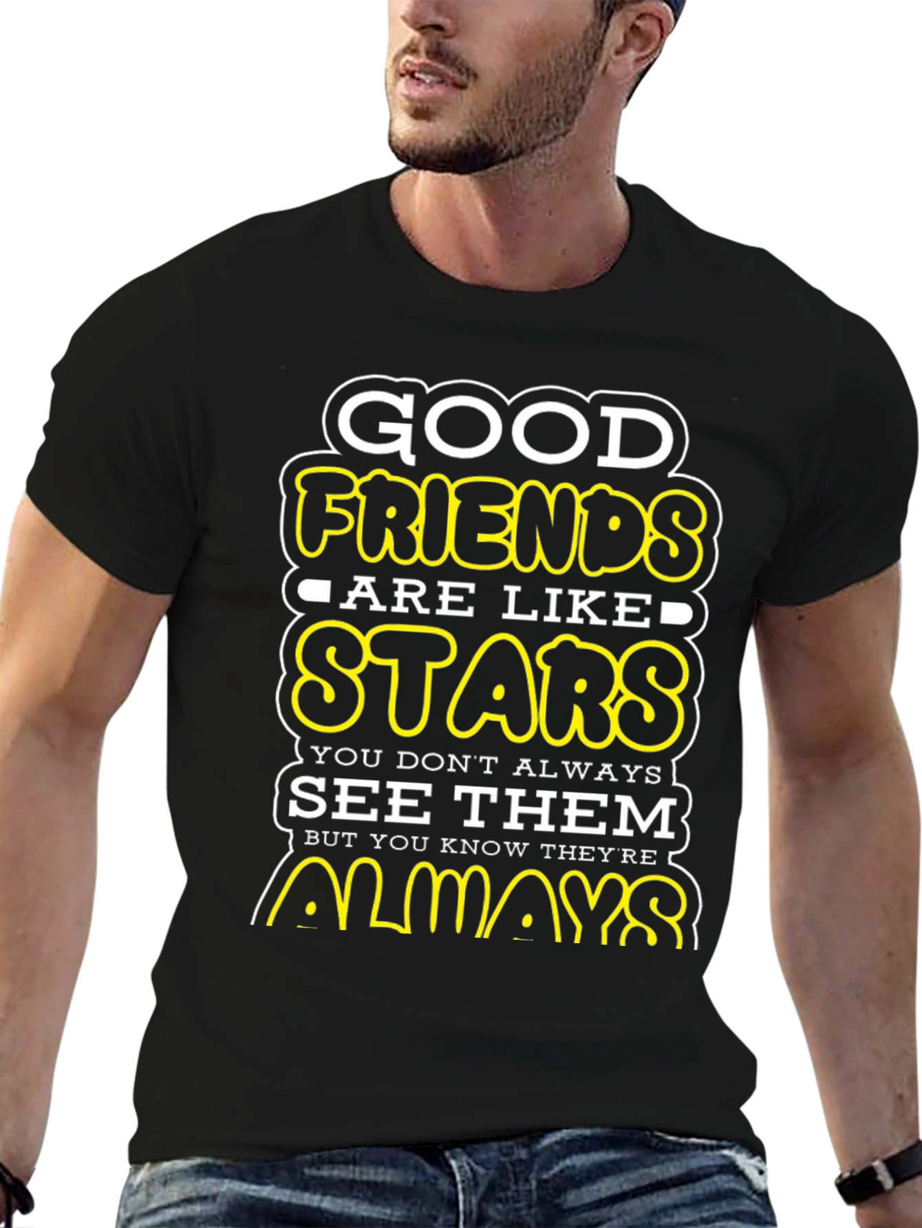 Good Friends Are Like Stars Graphic T-Shirt