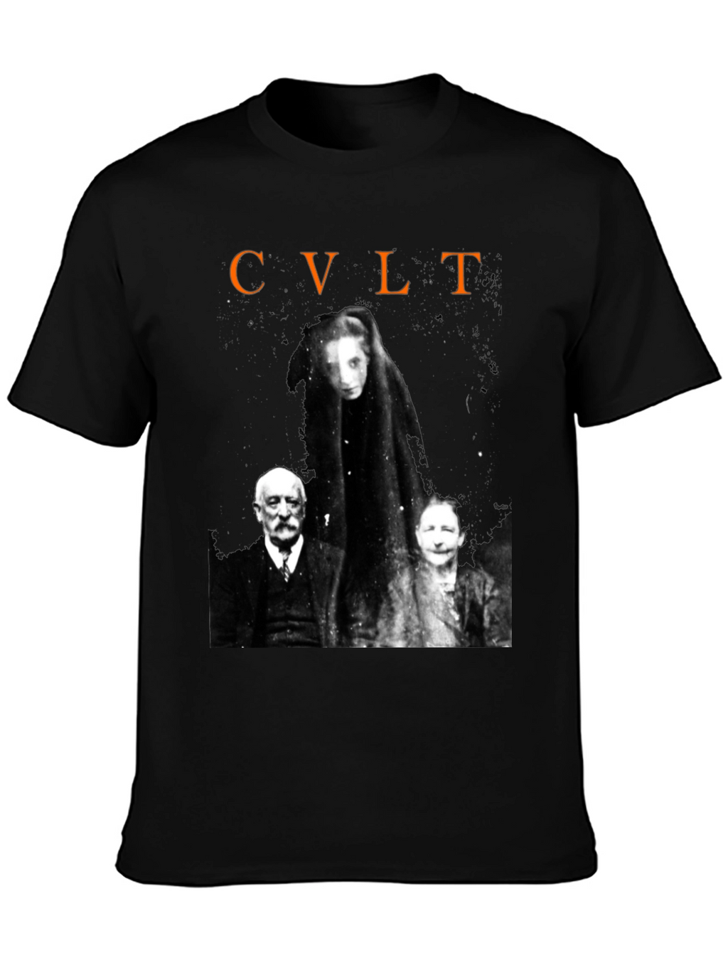 Cult Graphic Print Black T-Shirt