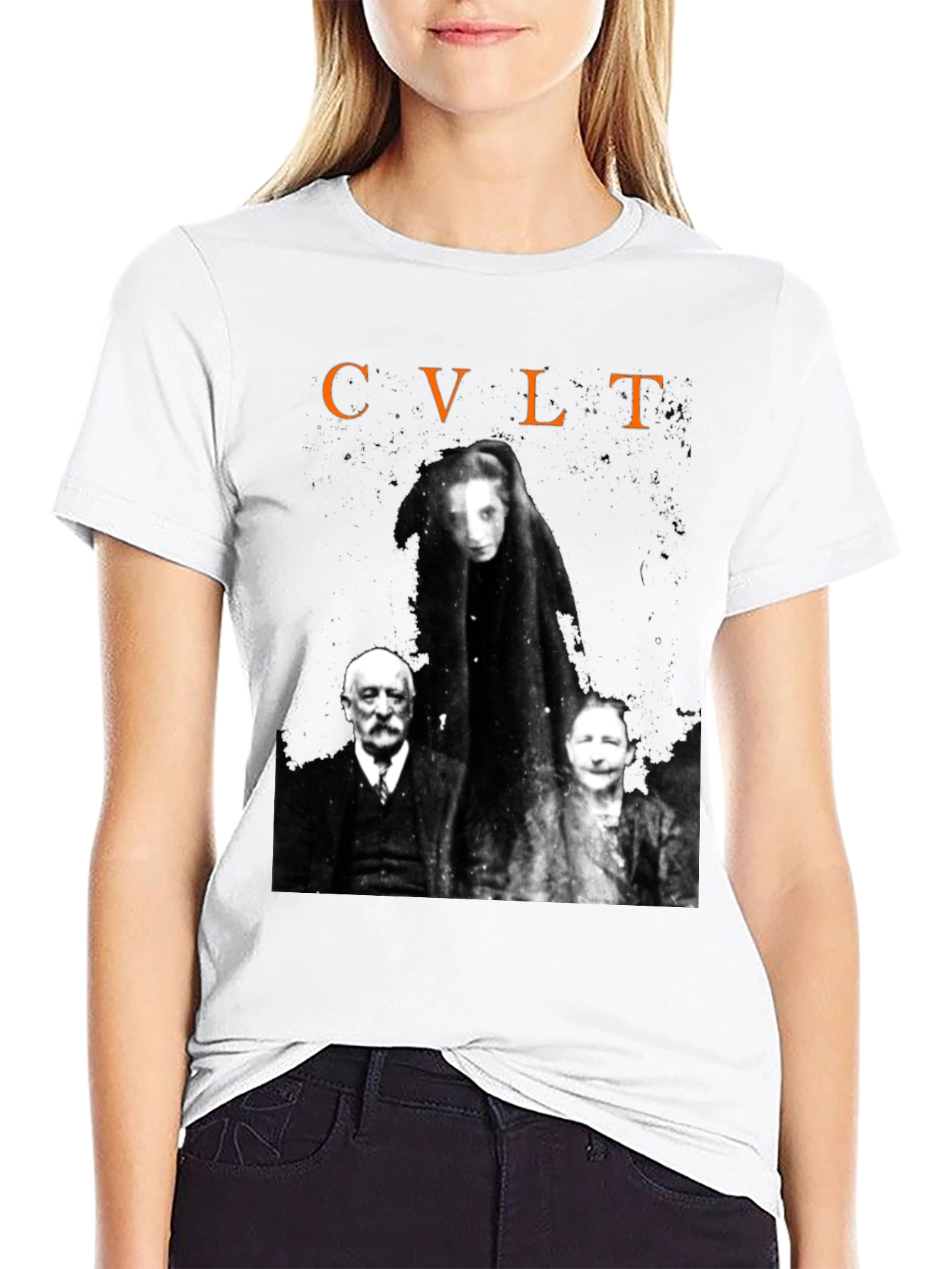 Cult Graphic Print Black T-Shirt